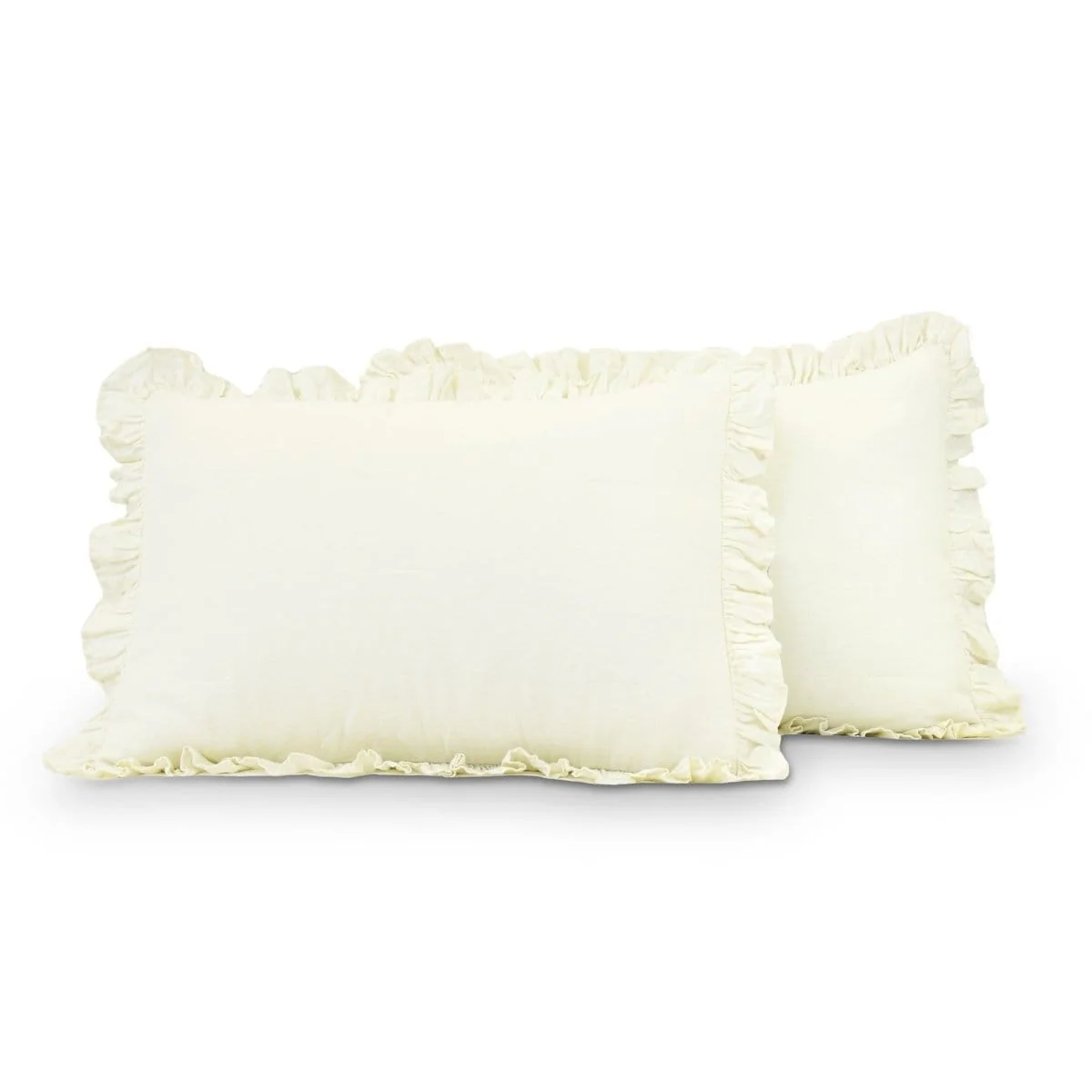 Belgian Flax Linen Rich Cotton Blend Bedspread 3 Piece Set - Image 12