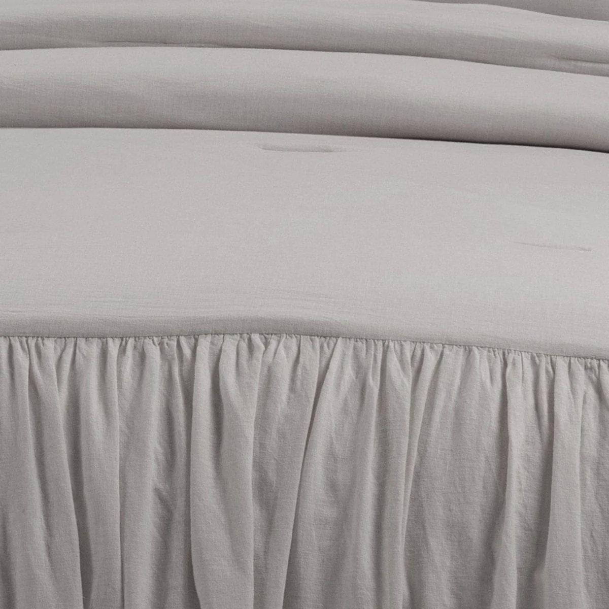Belgian Flax Linen Rich Cotton Blend Bedspread 3 Piece Set - Image 21