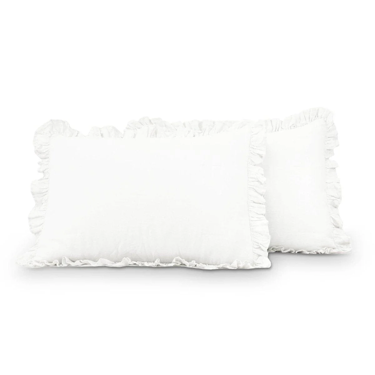 Belgian Flax Linen Rich Cotton Blend Bedspread 3 Piece Set - Image 7