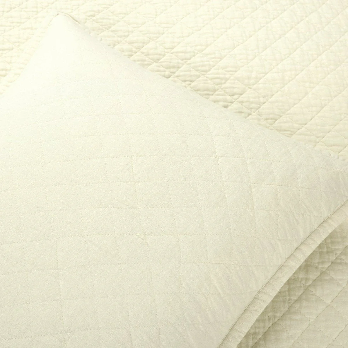 Belgian Flax Linen Rich Cotton Blend Quilt 3 Piece Set - Image 10
