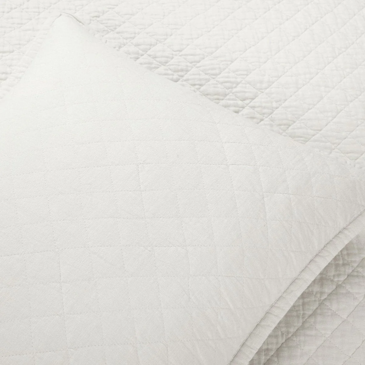 Belgian Flax Linen Rich Cotton Blend Quilt 3 Piece Set - Image 13