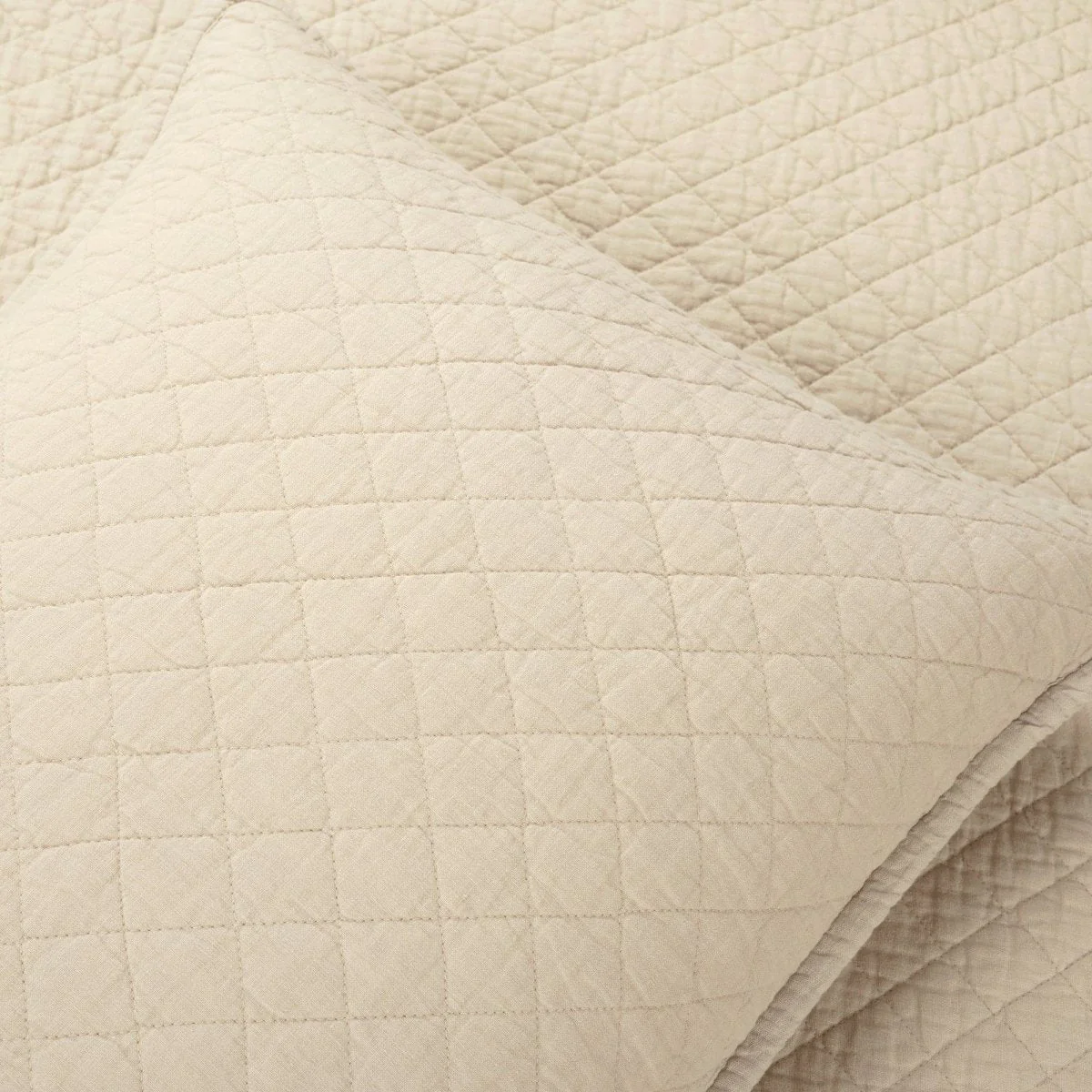 Belgian Flax Linen Rich Cotton Blend Quilt 3 Piece Set - Image 16