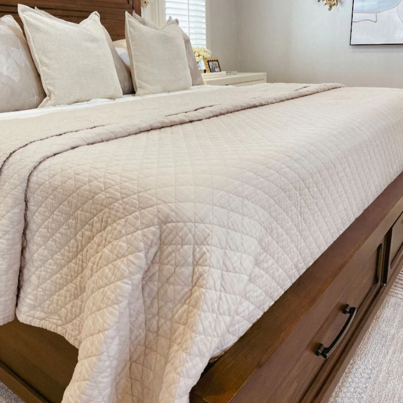 Belgian Flax Linen Rich Cotton Blend Quilt 3 Piece Set - Image 24