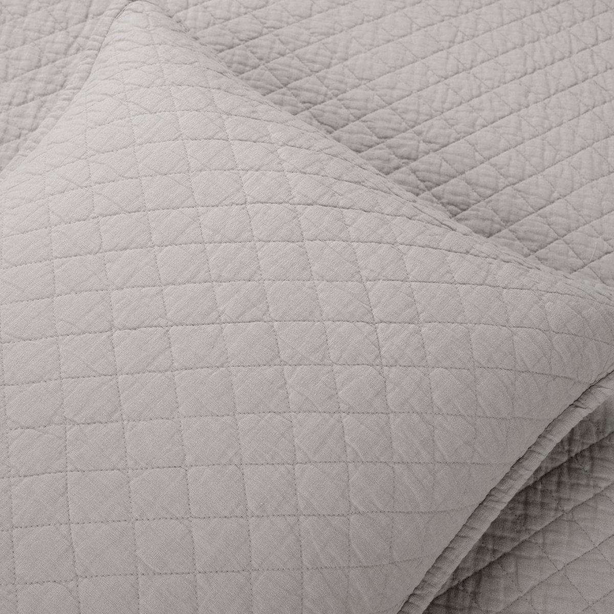 Belgian Flax Linen Rich Cotton Blend Quilt 3 Piece Set - Image 6