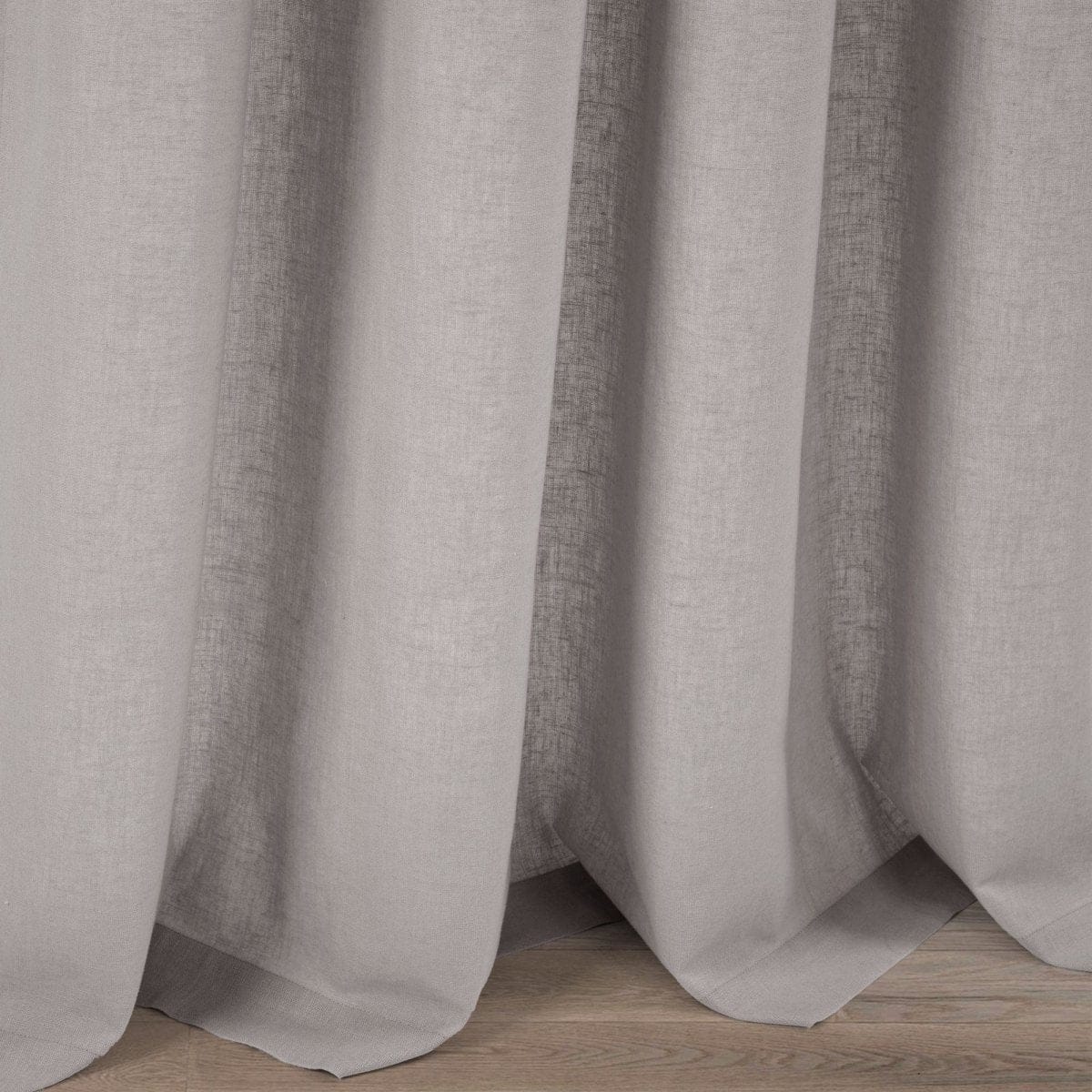 Belgian Flax Prewashed Linen Rich Cotton Blend Window Curtain Panel - Image 10