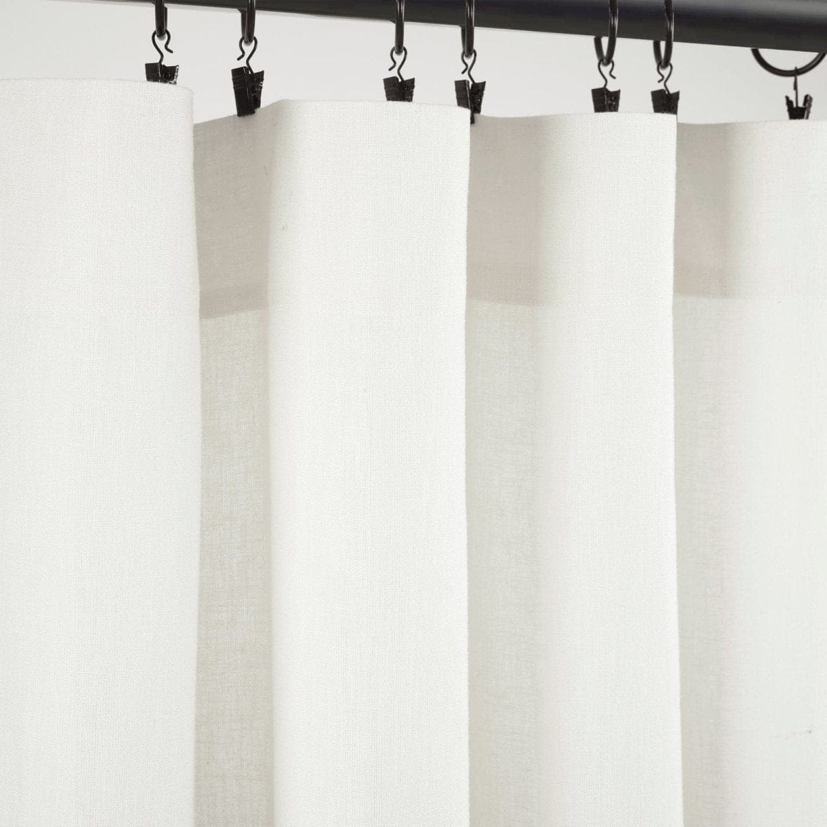 Belgian Flax Prewashed Linen Rich Cotton Blend Window Curtain Panel - Image 13