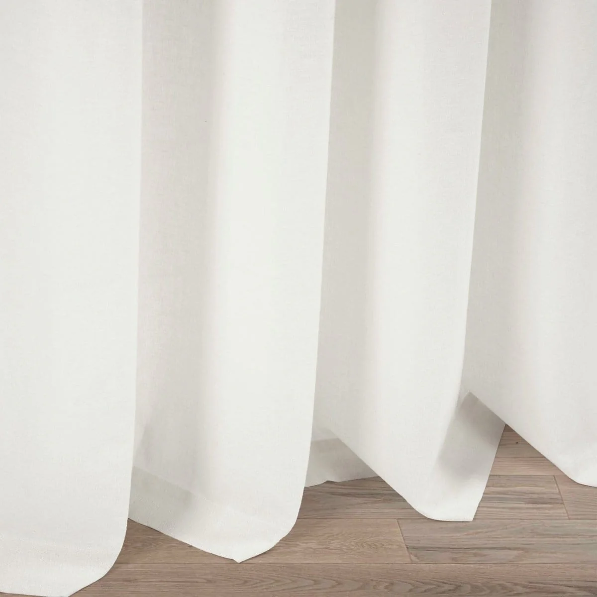 Belgian Flax Prewashed Linen Rich Cotton Blend Window Curtain Panel - Image 14