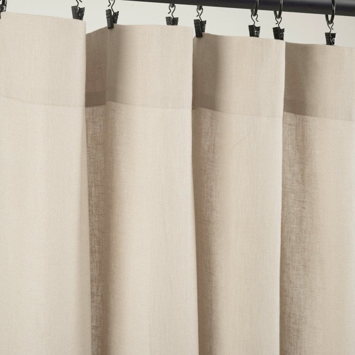 Belgian Flax Prewashed Linen Rich Cotton Blend Window Curtain Panel - Image 17