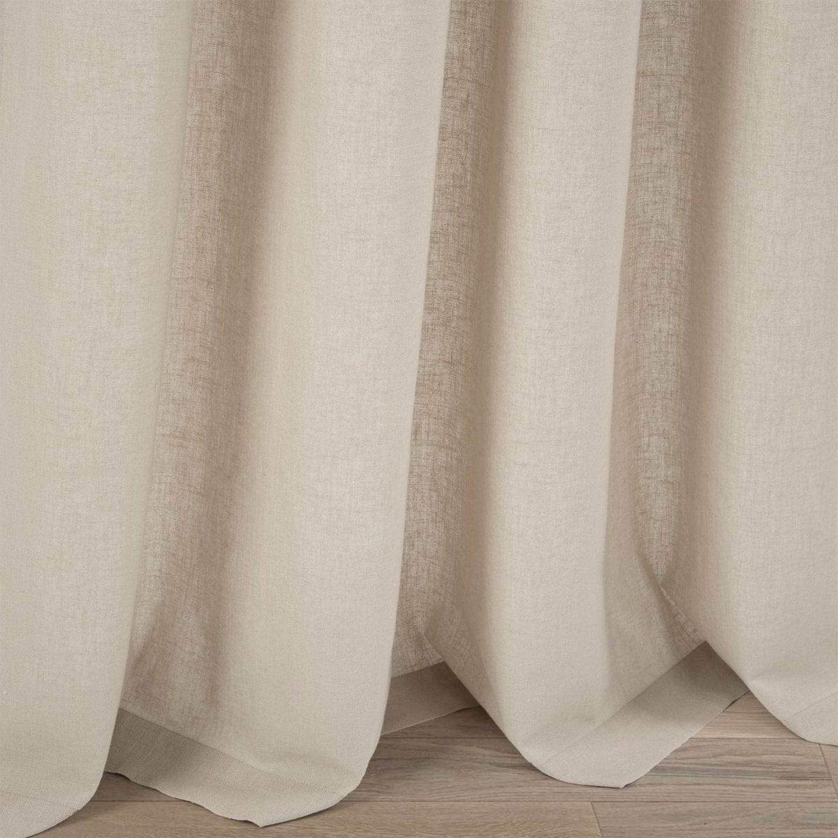 Belgian Flax Prewashed Linen Rich Cotton Blend Window Curtain Panel - Image 18