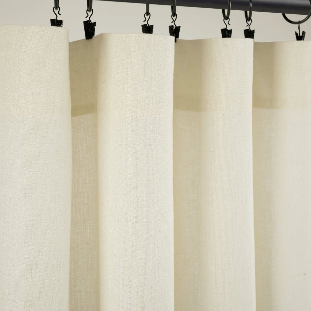 Belgian Flax Prewashed Linen Rich Cotton Blend Window Curtain Panel - Image 5