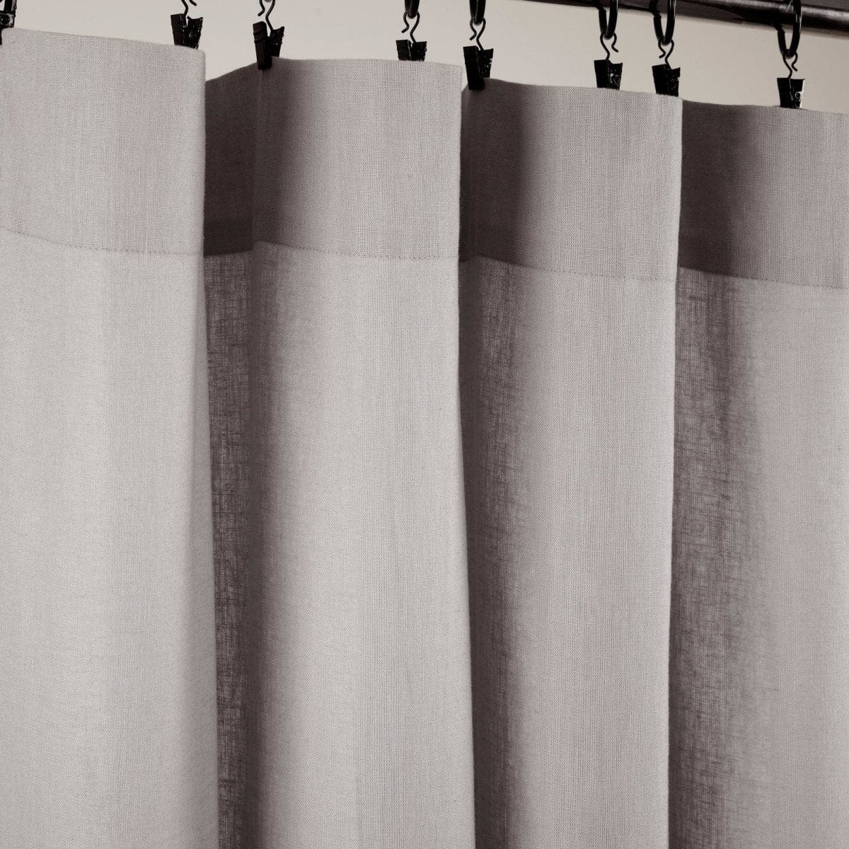 Belgian Flax Prewashed Linen Rich Cotton Blend Window Curtain Panel - Image 9
