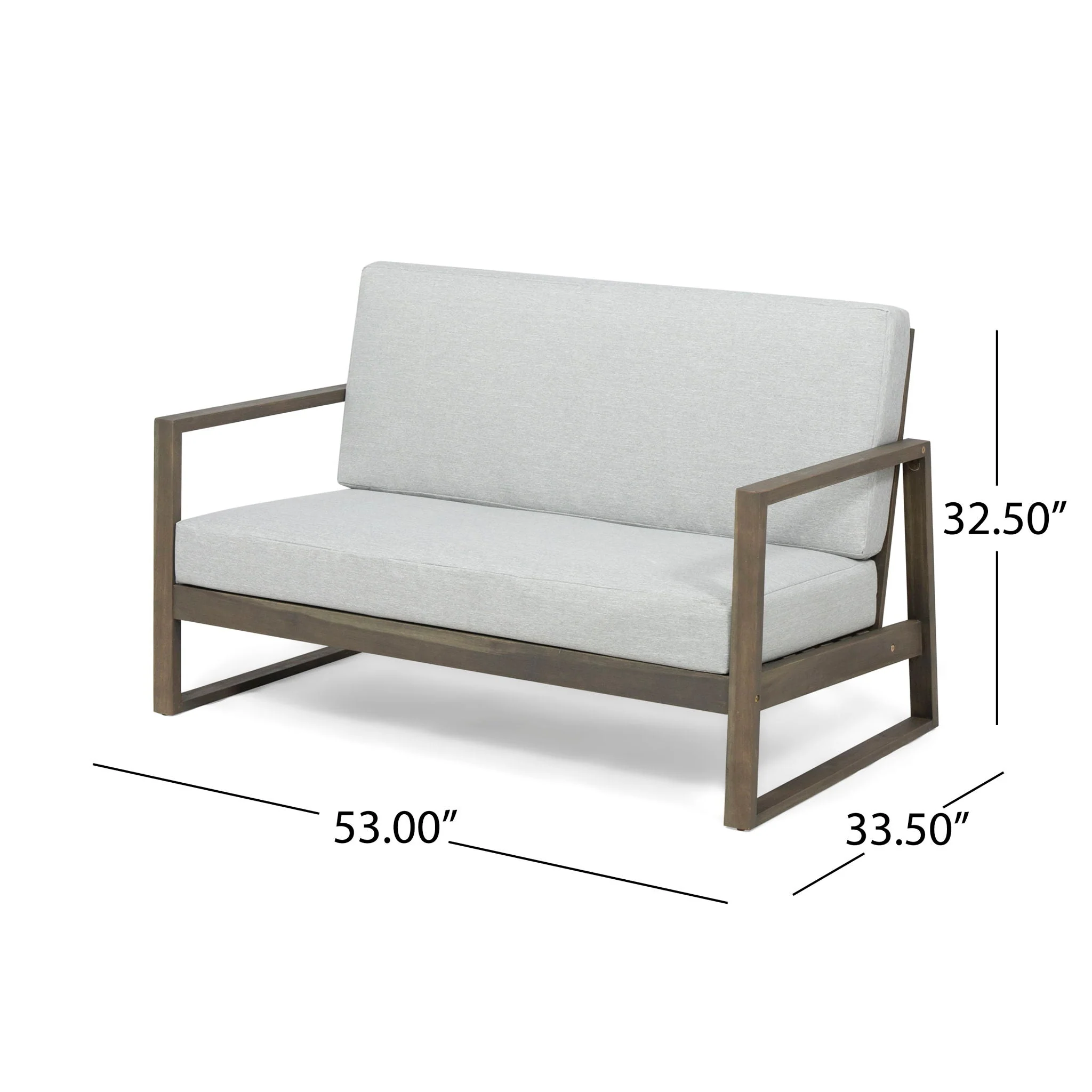 Belgian Loveseat & Coffee Table Set With Water Resistant Cushions - Image 5