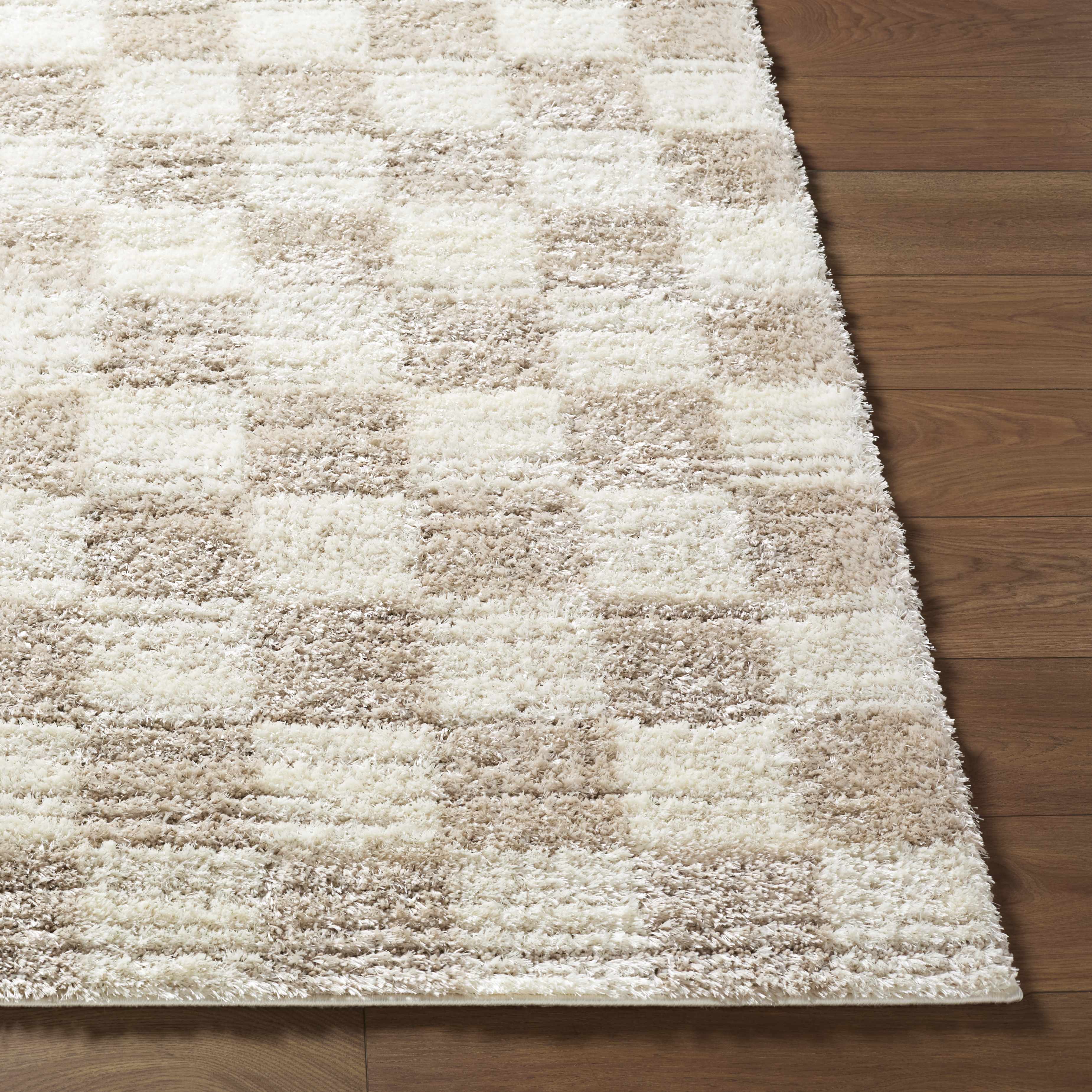 Belita Beige Luxe Shag Area Rug - Image 2