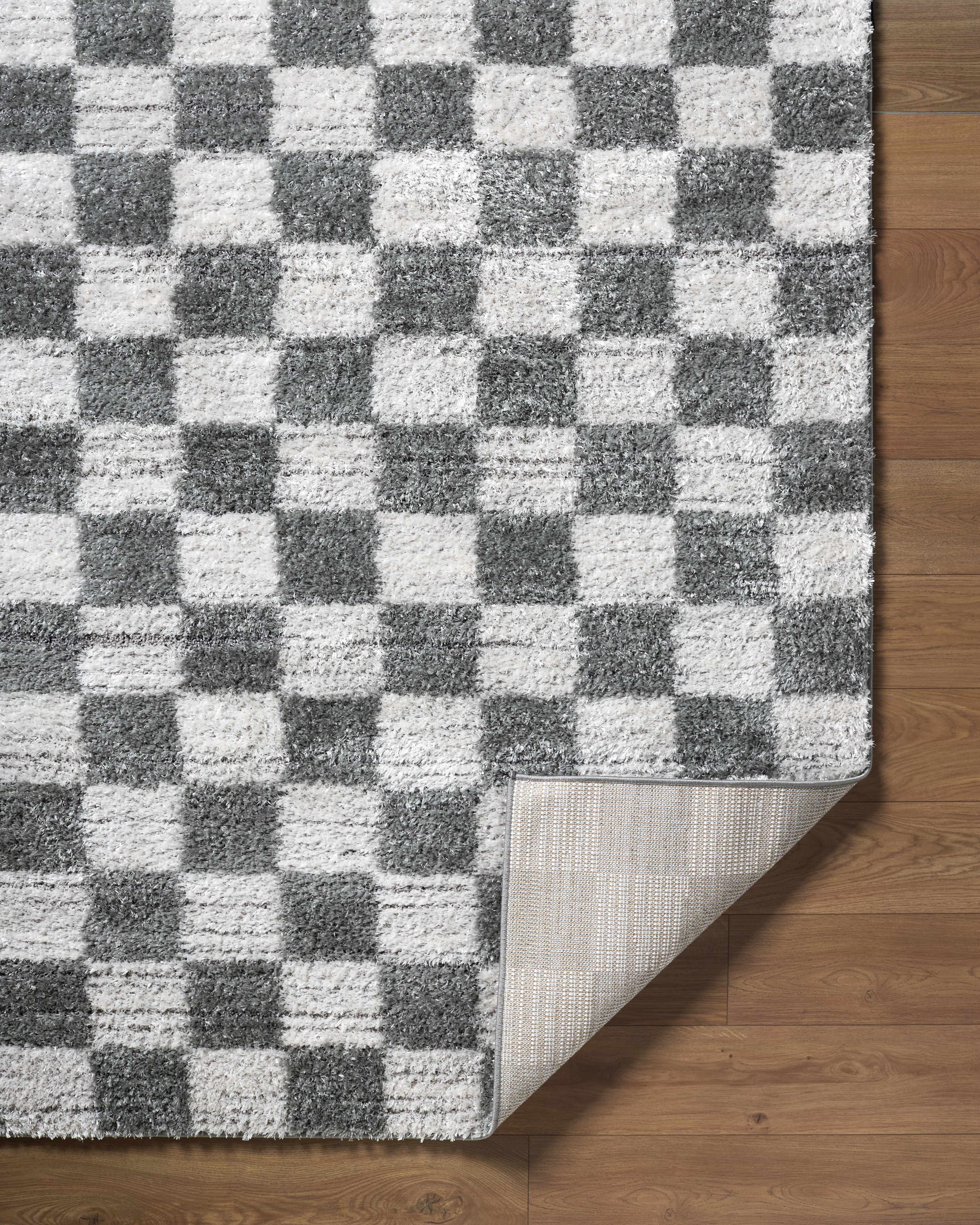 Belita Charcoal Luxe Shag Area Rug - Image 5
