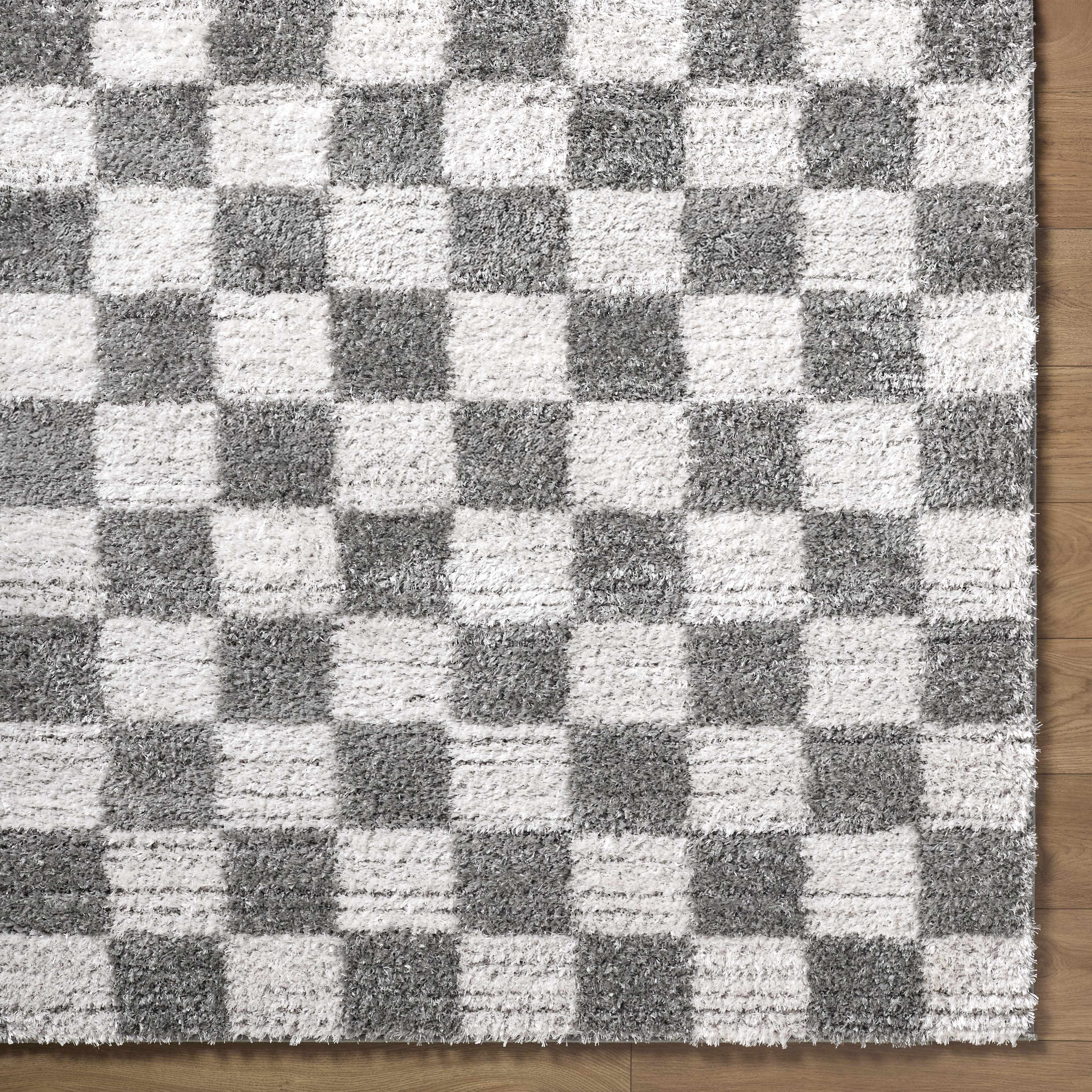 Belita Charcoal Luxe Shag Area Rug - Image 8