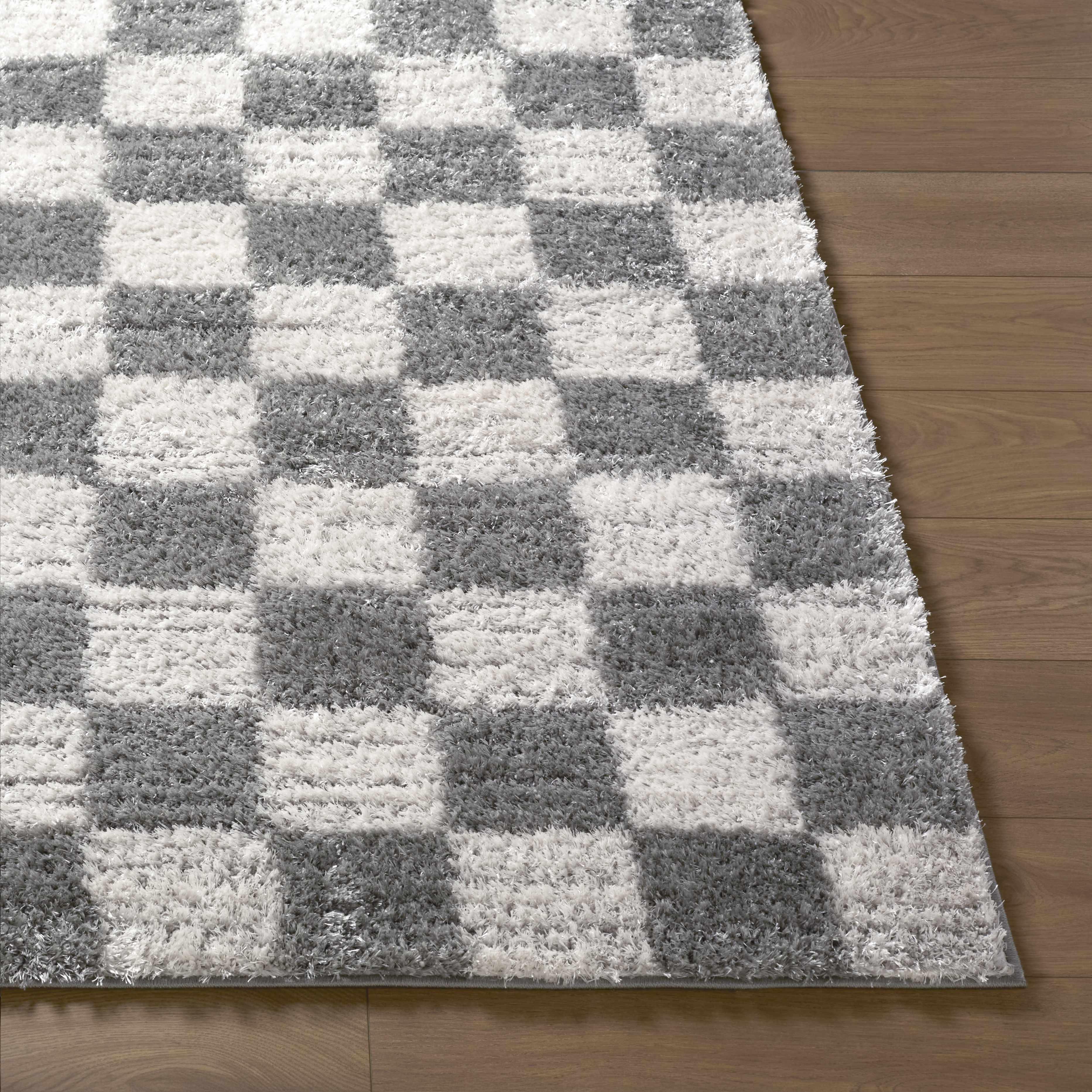 Belita Charcoal Luxe Shag Area Rug - Image 9