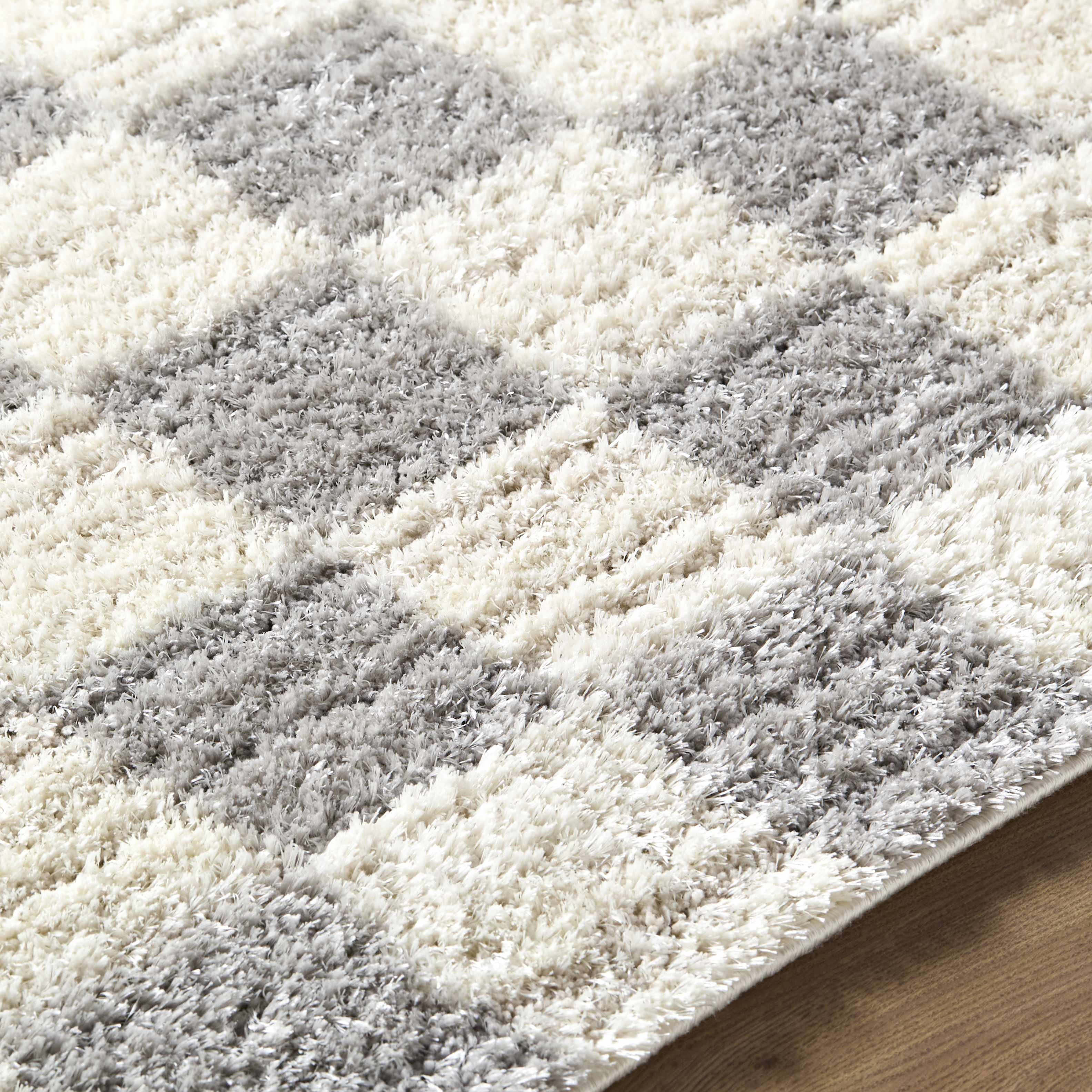 Belita Tan Luxe Shag Area Rug - Image 10