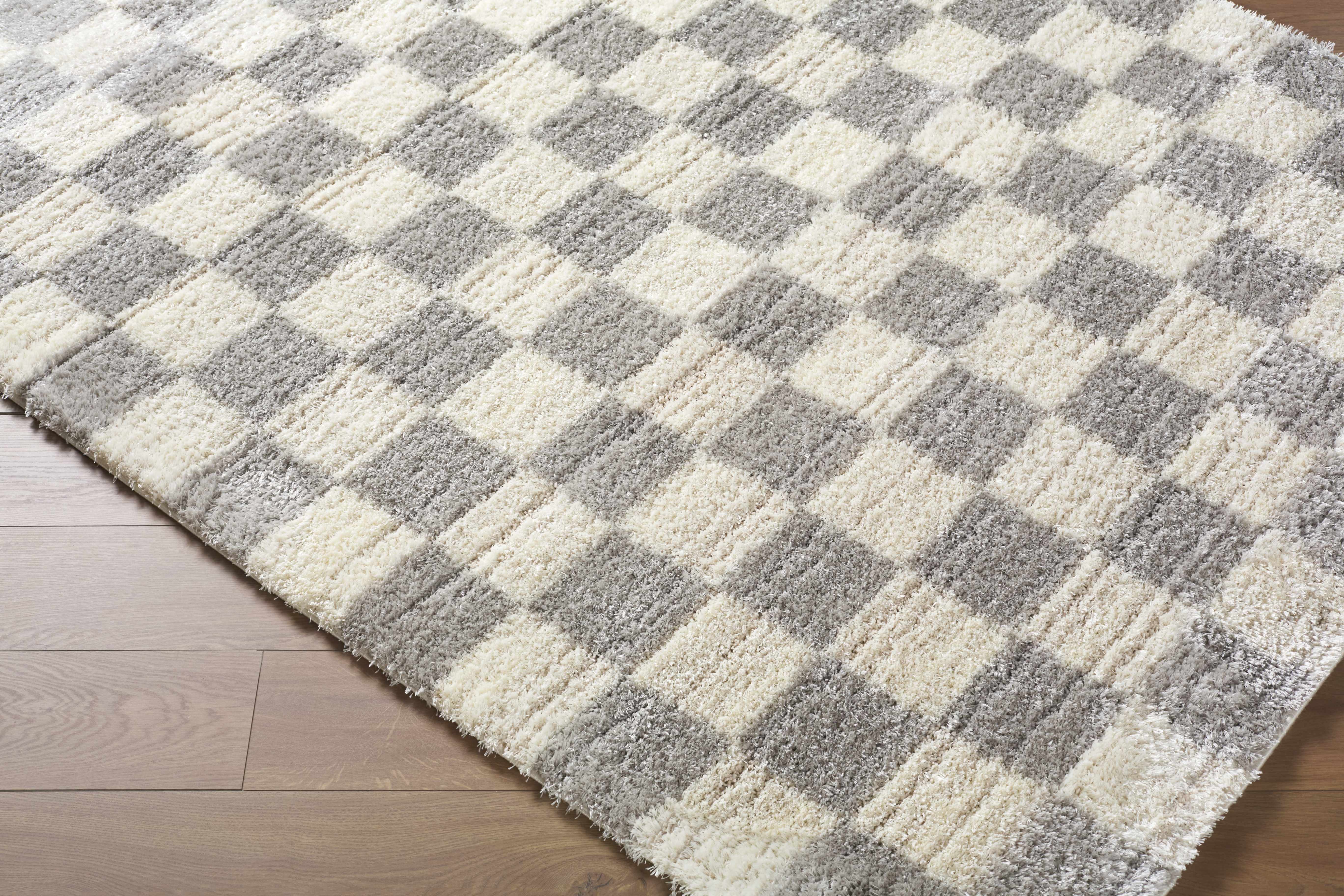 Belita Tan Luxe Shag Area Rug - Image 3