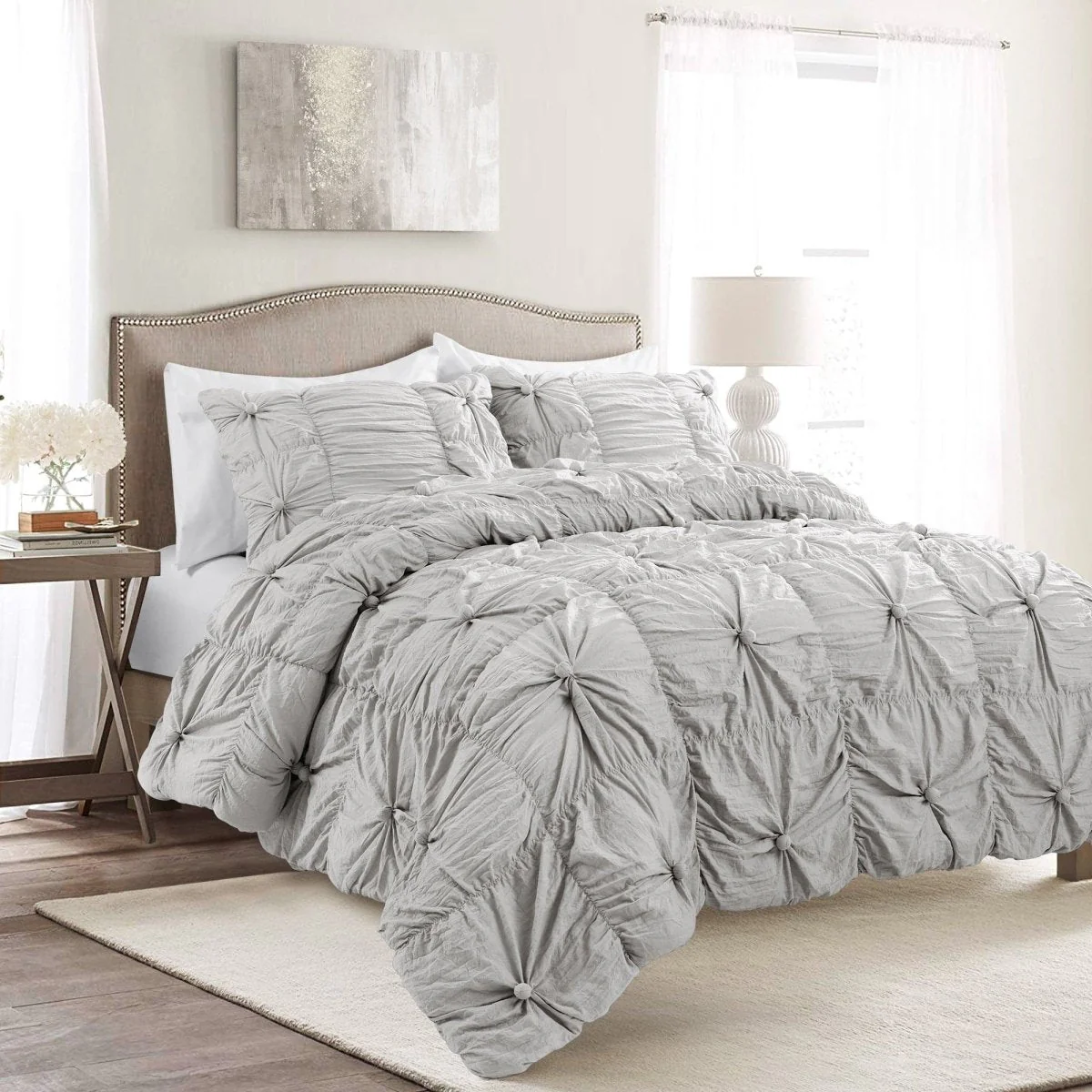 Bella 3 Piece Comforter Set - Image 4