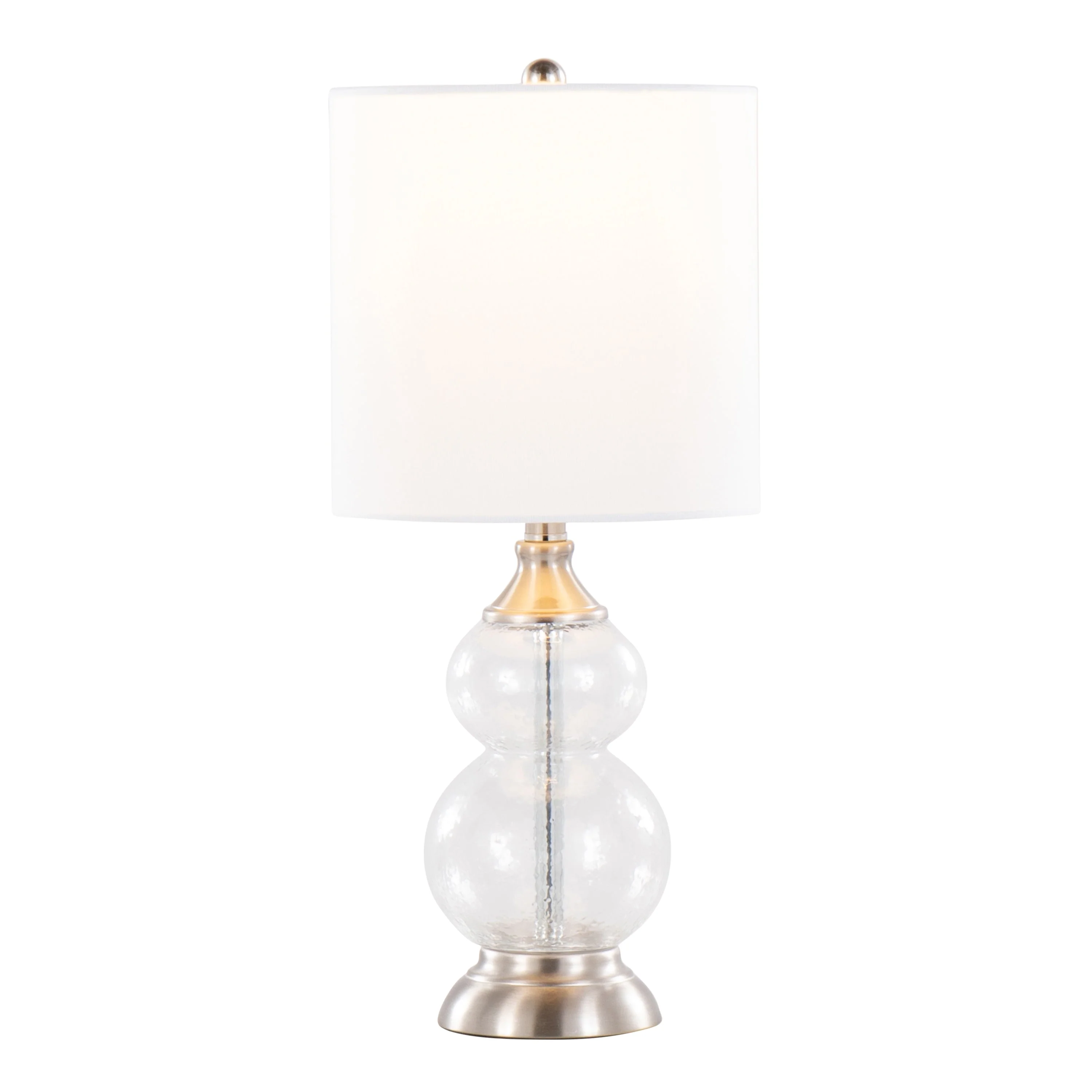 Belle Modern Seeded Glass Table Lamps – Set of 2 - Image 3