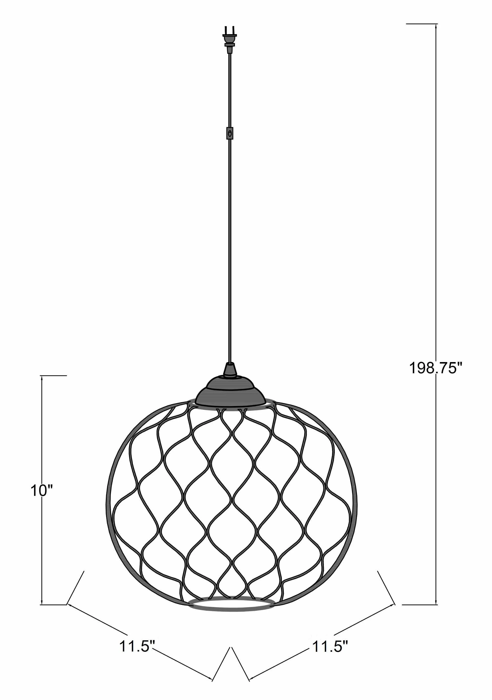 Belmore Ceiling Light - Clearance - Image 4