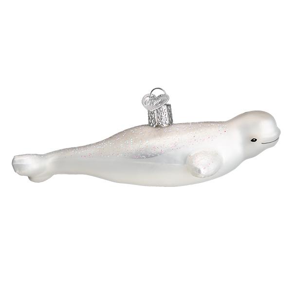 Beluga Whale Ornament by Old World Christmas - Image 3