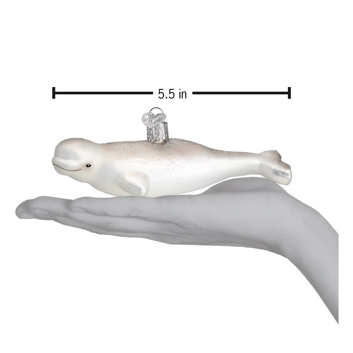 Beluga Whale Ornament by Old World Christmas - Image 5