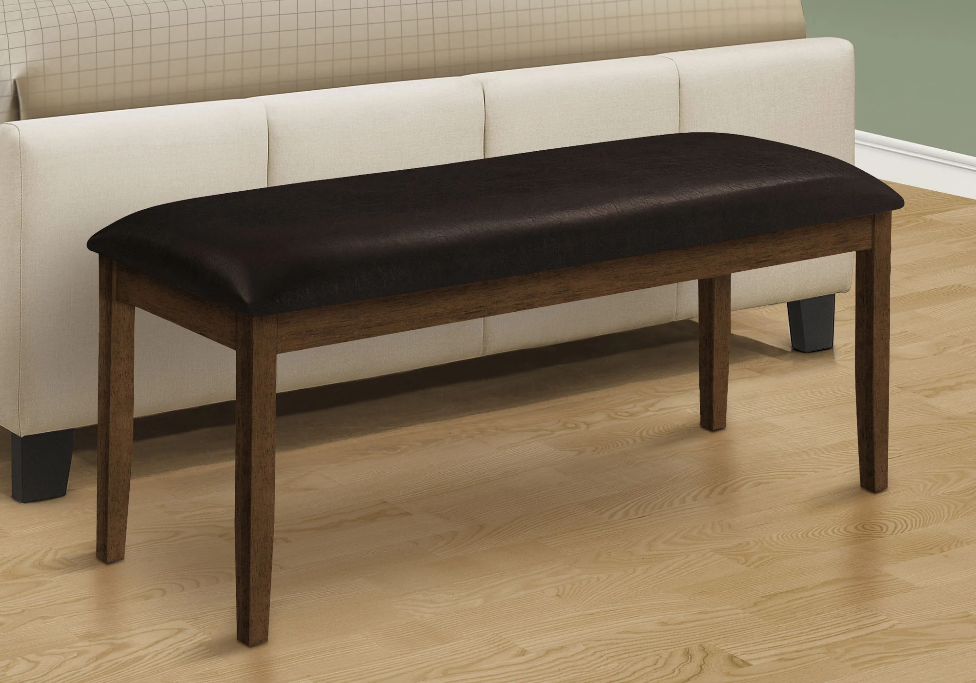 Bench, Rectangular, Hallway, Upholstered, Transitional - Image 7