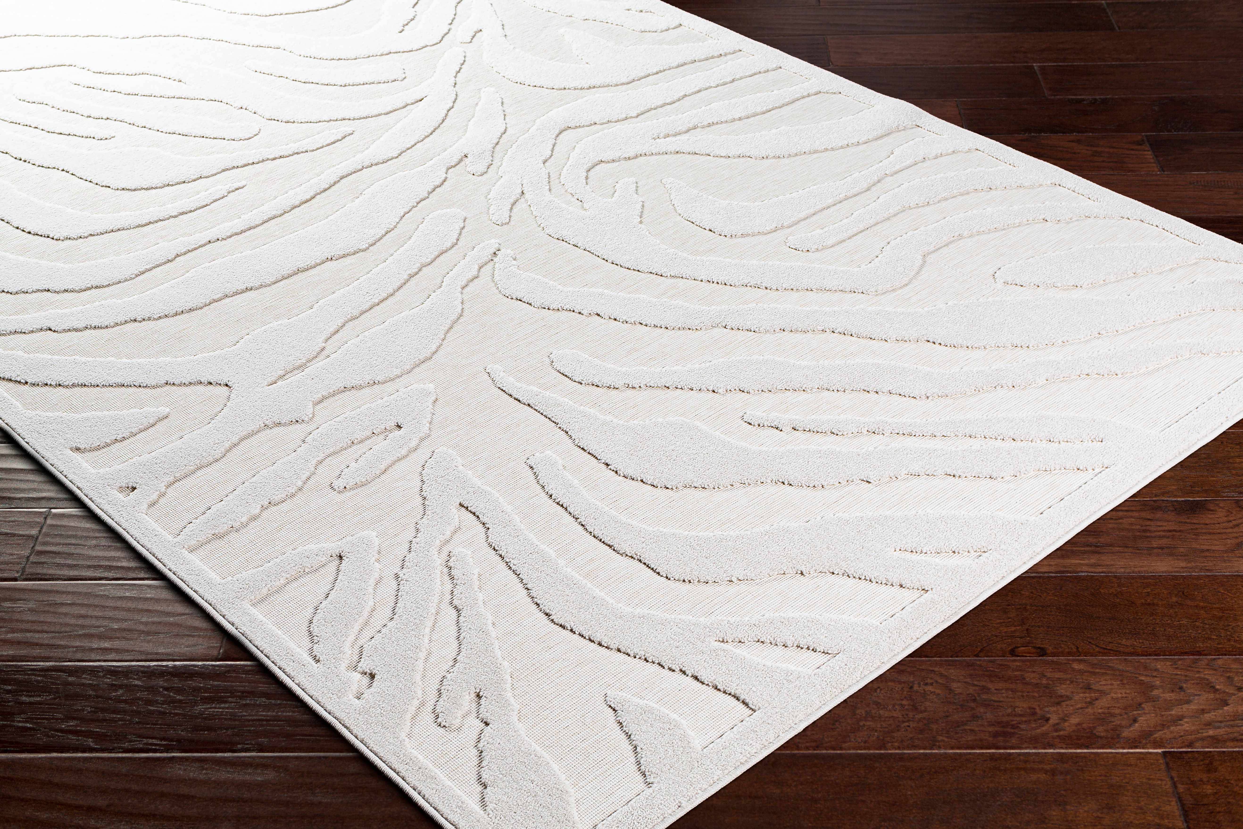 Benzonia 3D White Zebra Rug - Image 6