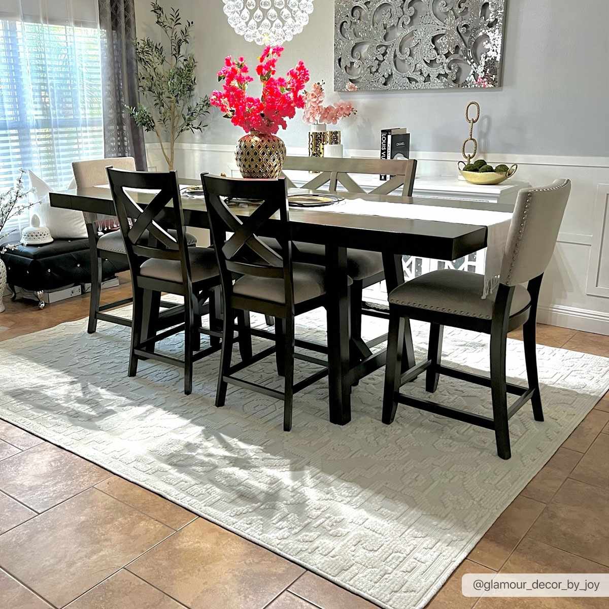 Beren Cream Washable Area Rug - Clearance - Image 2