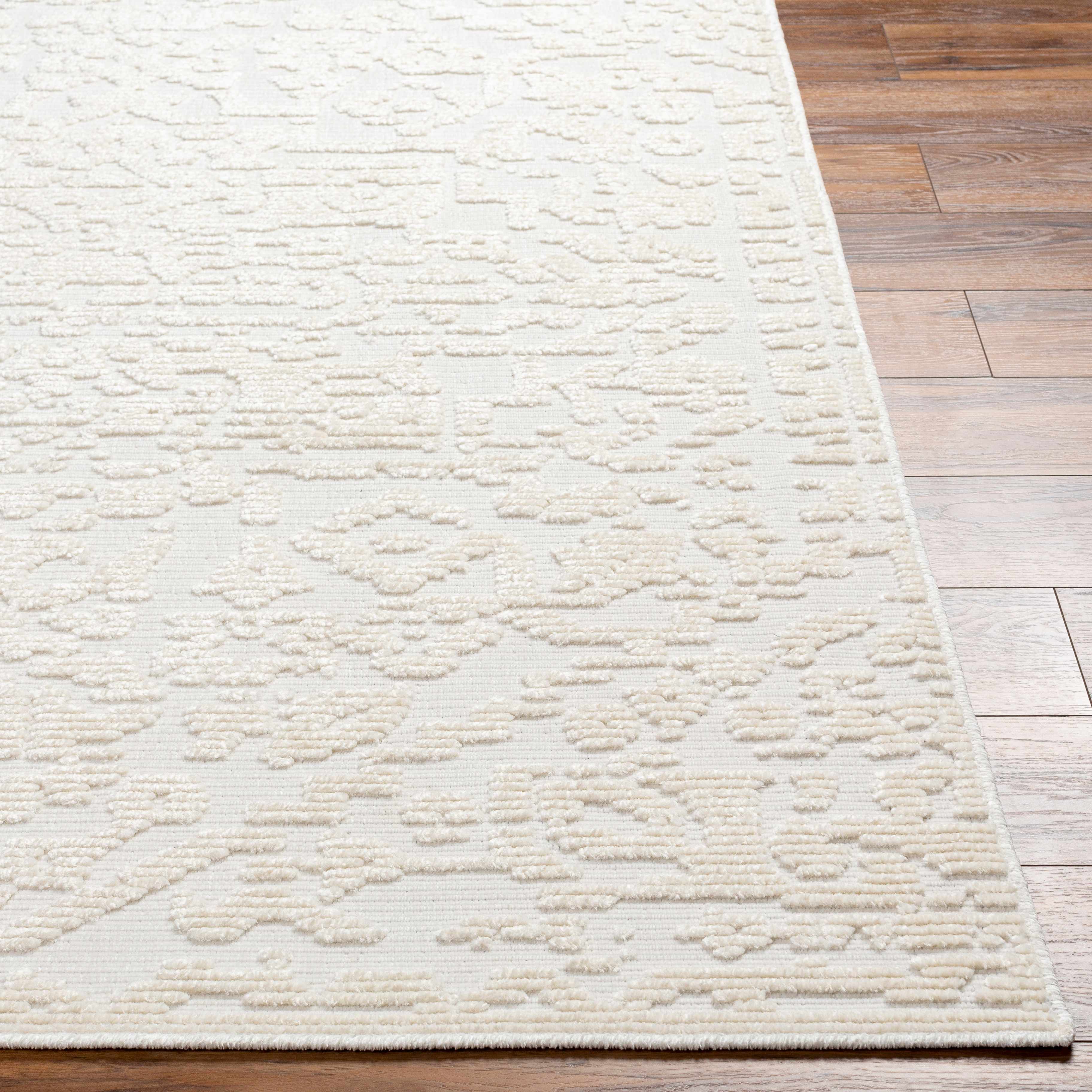 Beren Cream Washable Area Rug - Clearance - Image 3