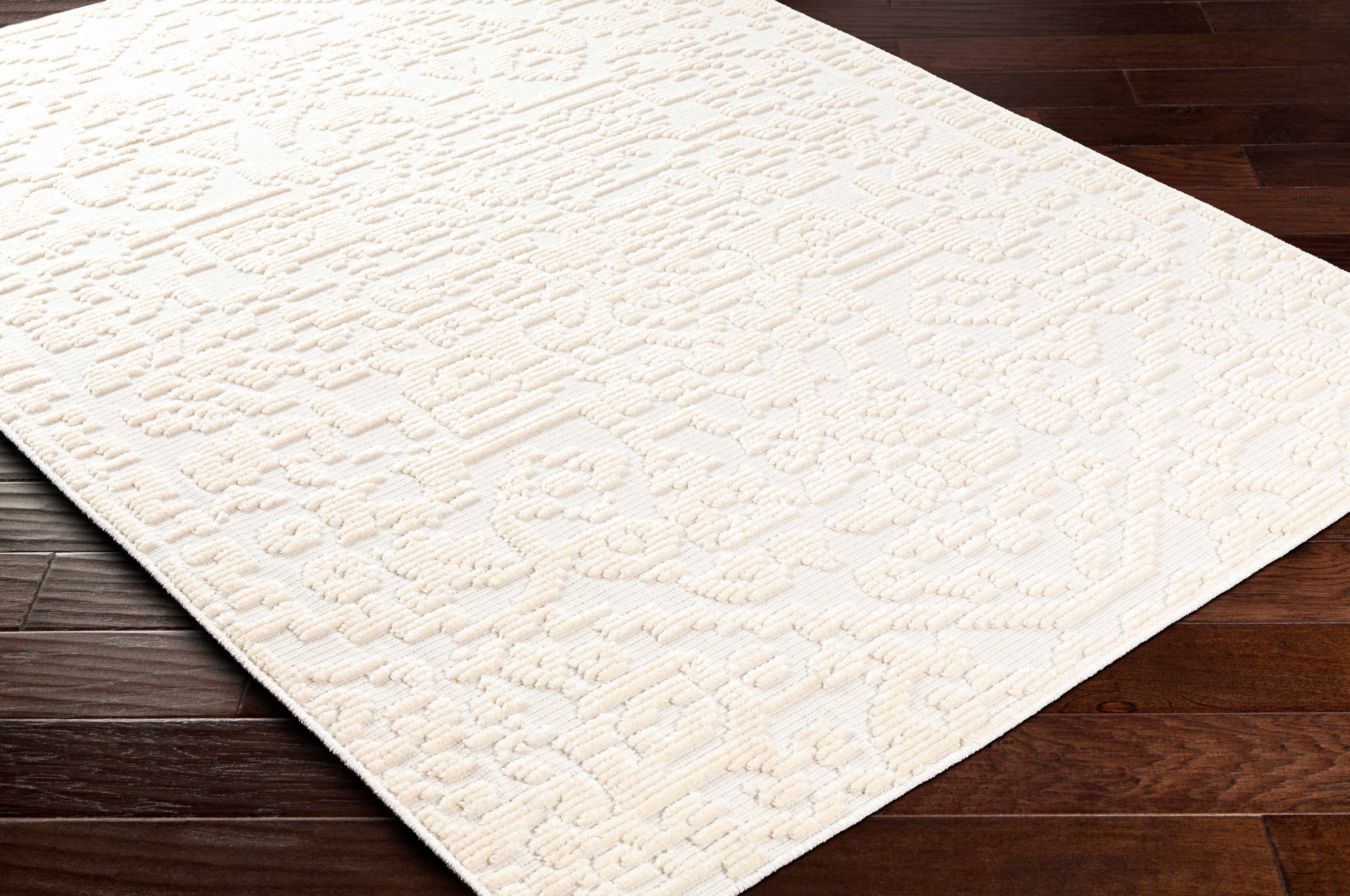 Beren Cream Washable Area Rug - Clearance - Image 6