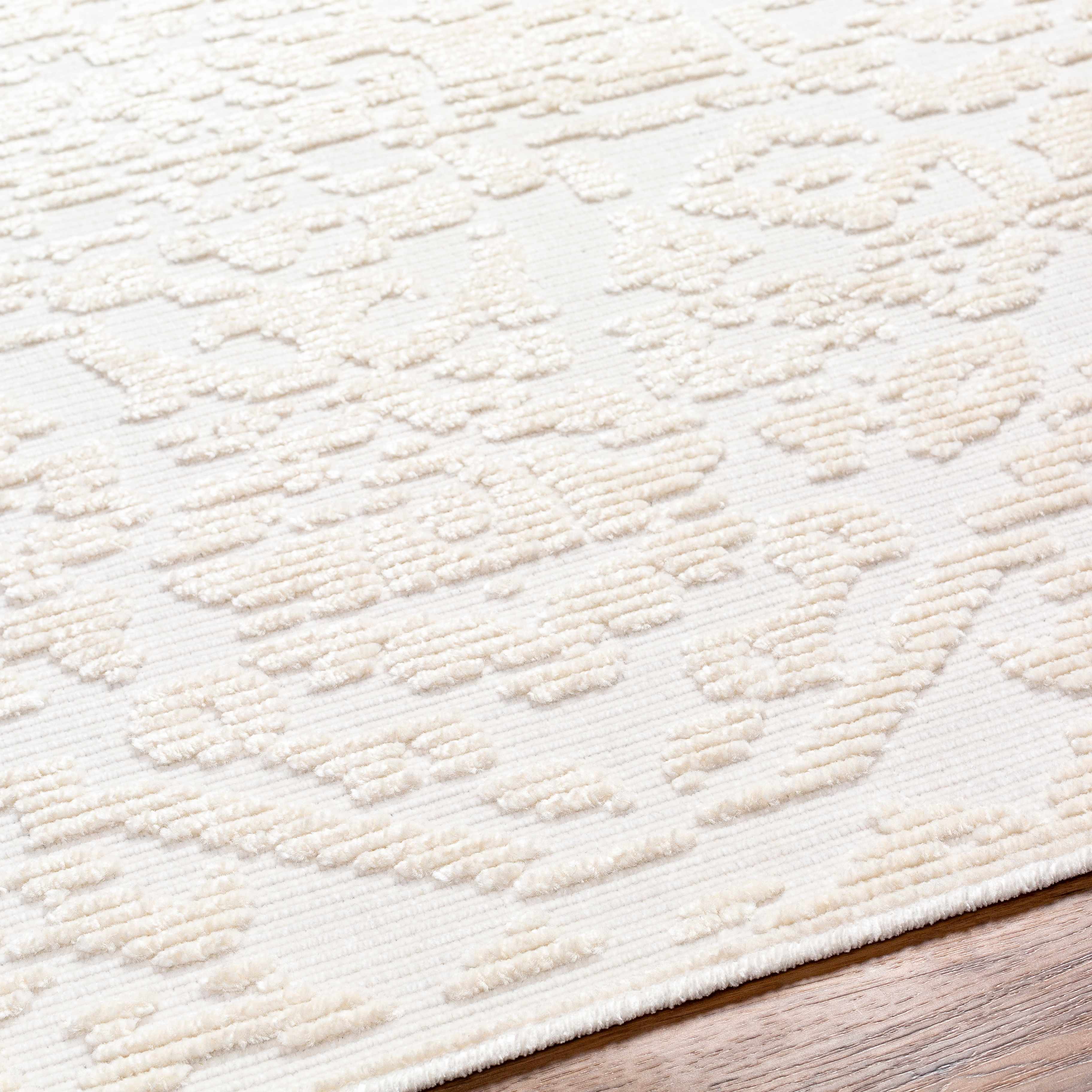 Beren Cream Washable Area Rug - Clearance - Image 7