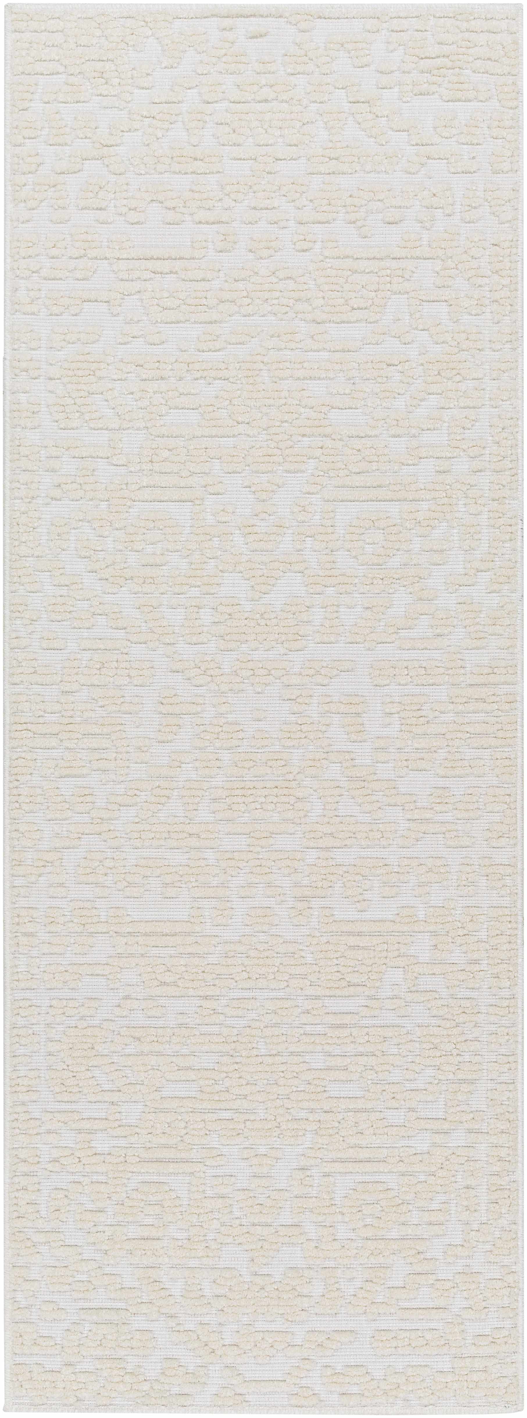 Beren Cream Washable Area Rug - Clearance - Image 9