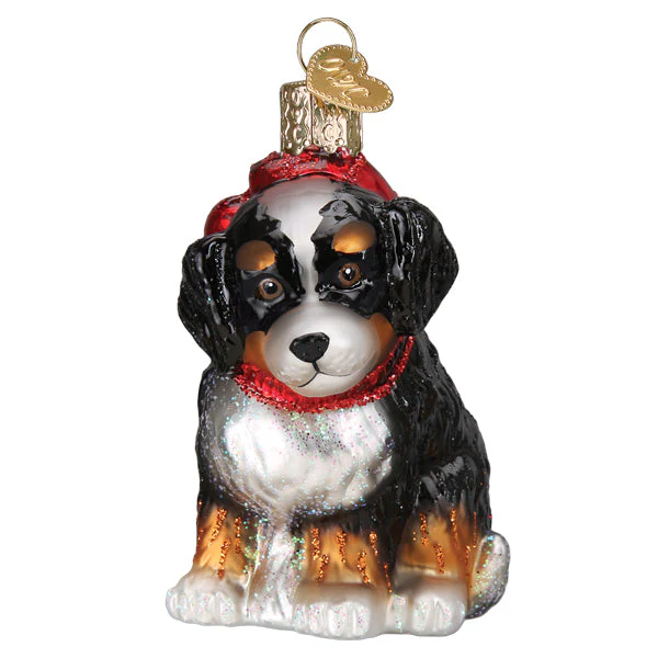 Bernedoodle Puppy Ornament by Old World Christmas - Image 3