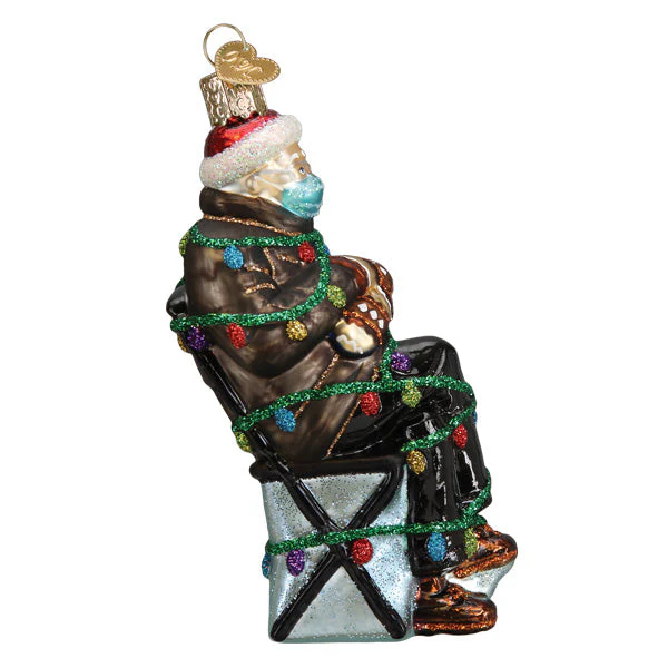 Bernie Sanders Mitten Meme Christmas Ornament - Image 5