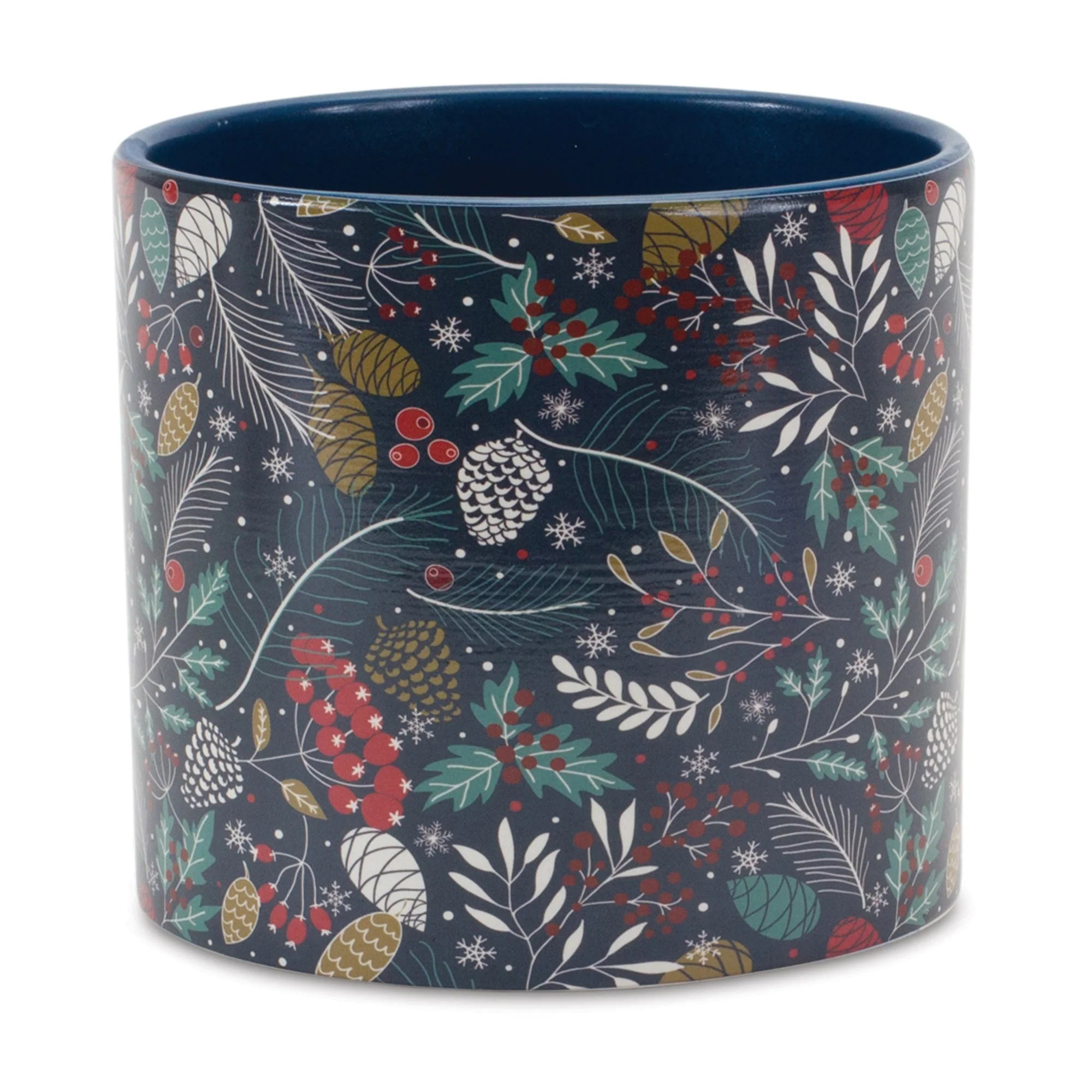 Berry and Pine Tree Holiday Planter (Set of 4) - Image 3
