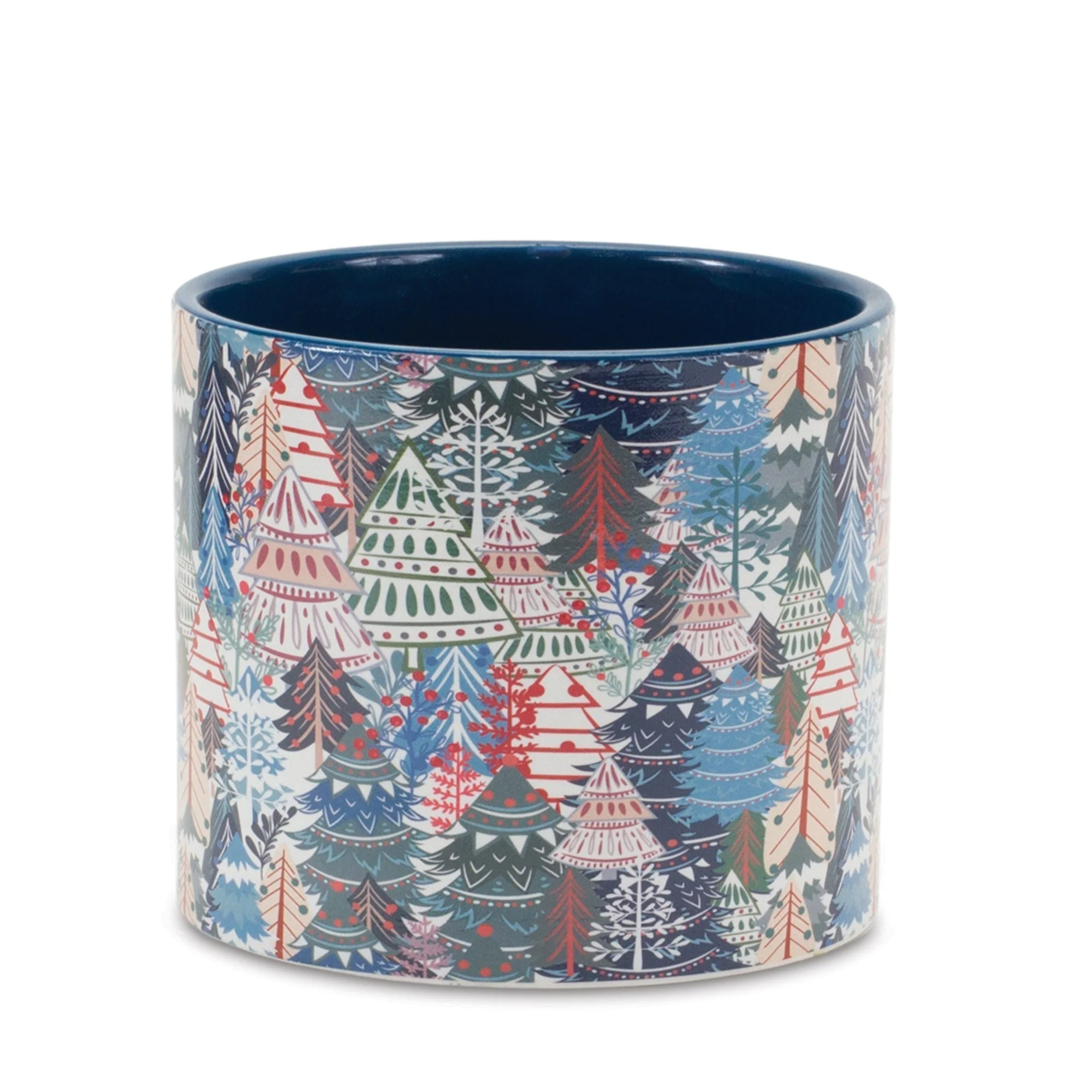 Berry and Pine Tree Holiday Planter (Set of 4) - Image 4