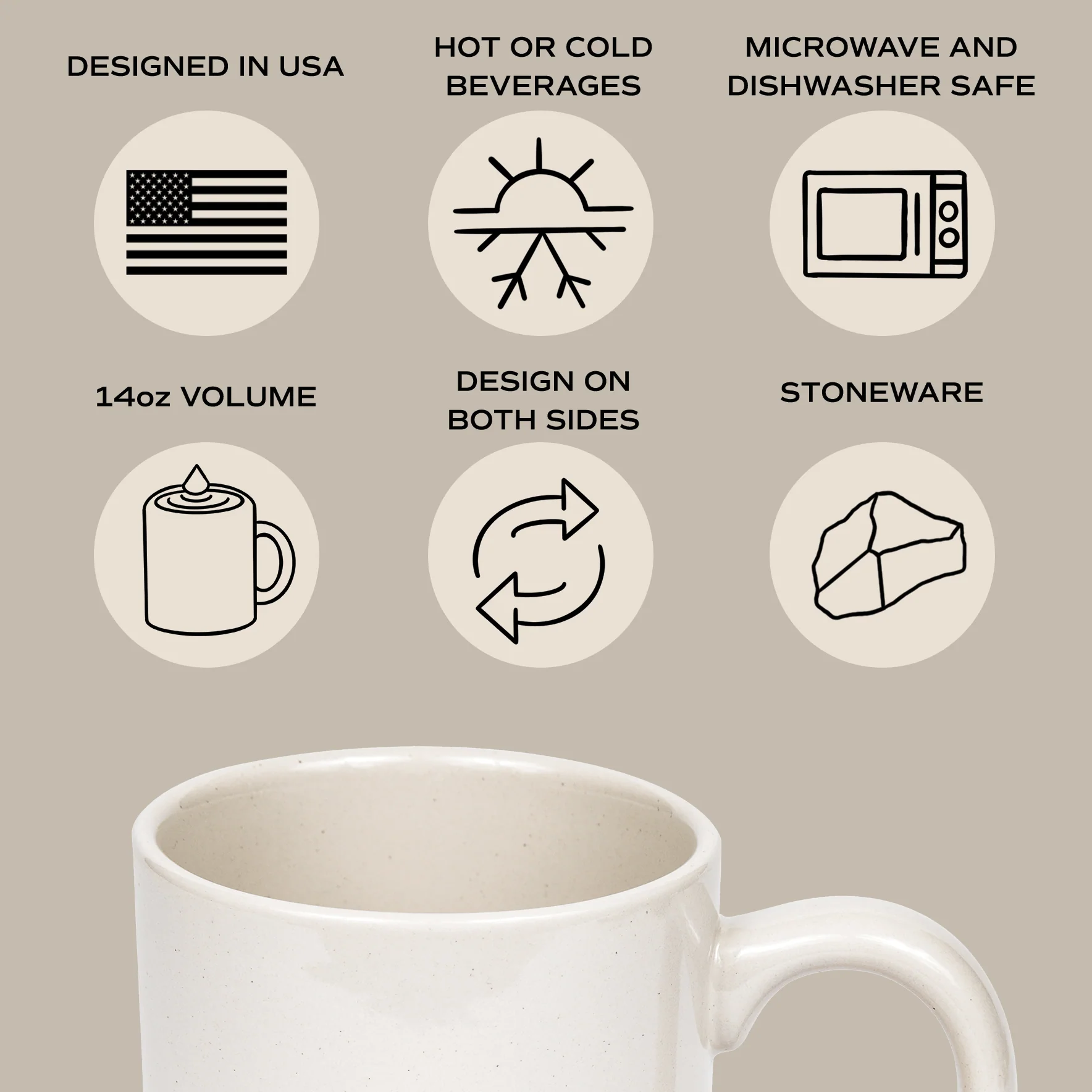 Best Mom Ever 14oz. Stoneware Coffee Mug - Image 11