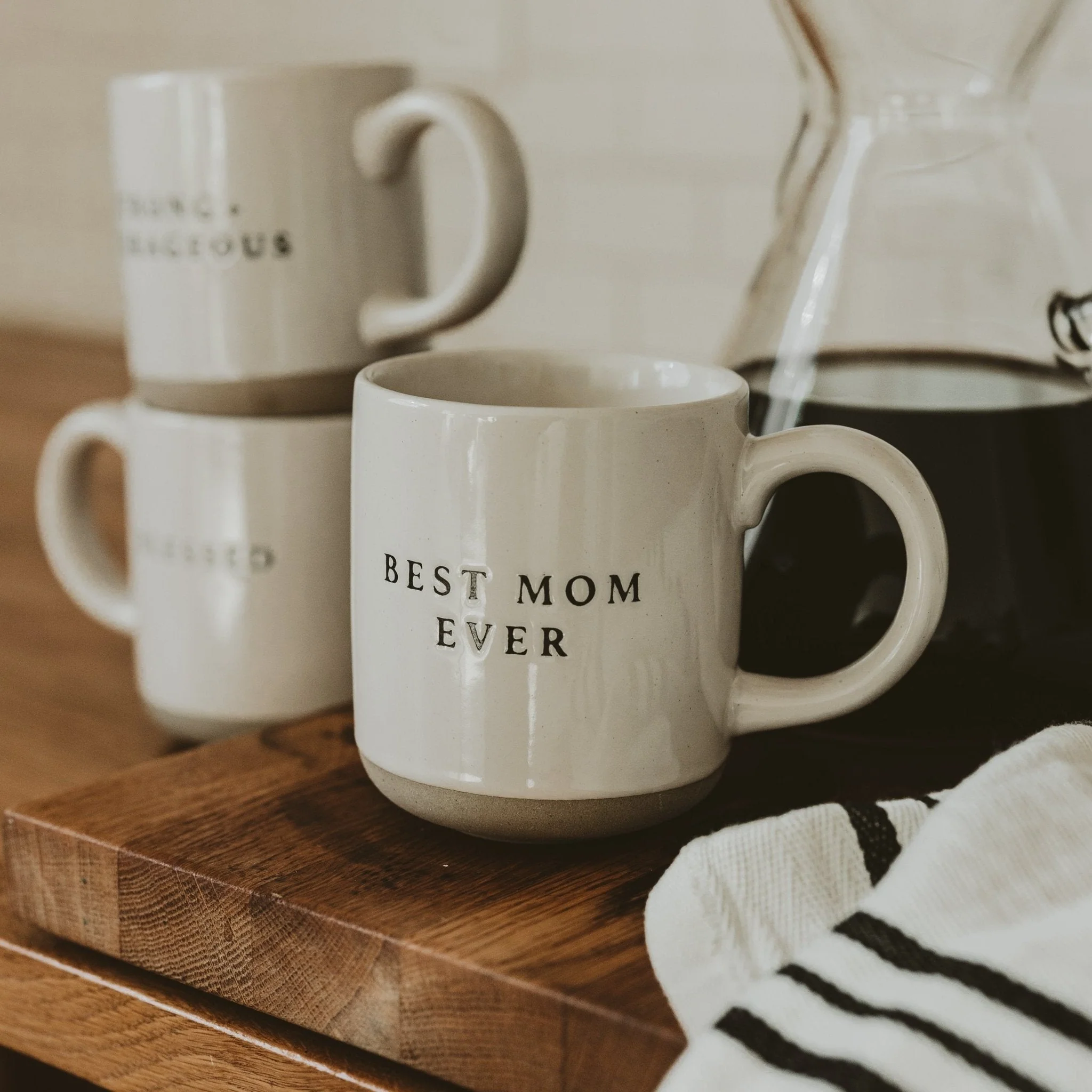 Best Mom Ever 14oz. Stoneware Coffee Mug - Image 5