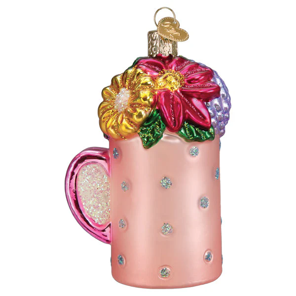 Old World Christmas Best Mom Mug Ornament - Image 4