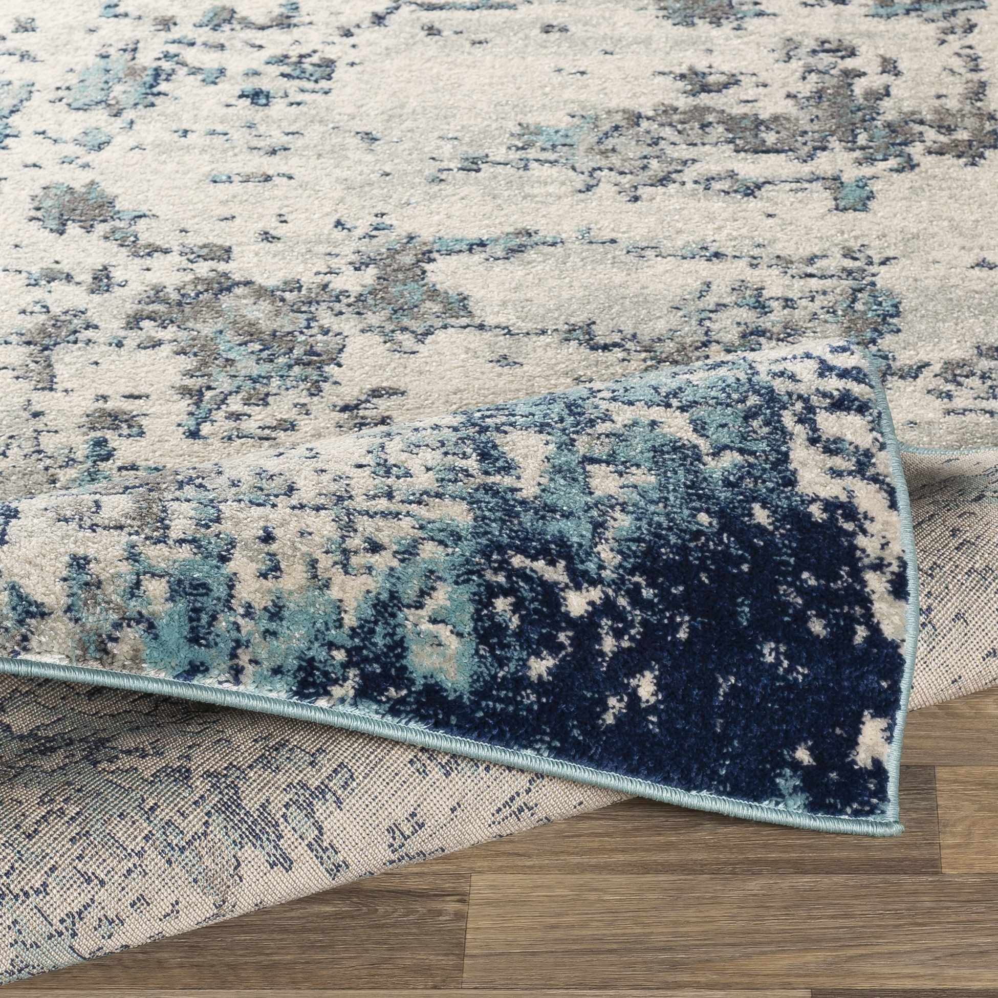 Beverly Abstract Blue Area Rug - Image 10