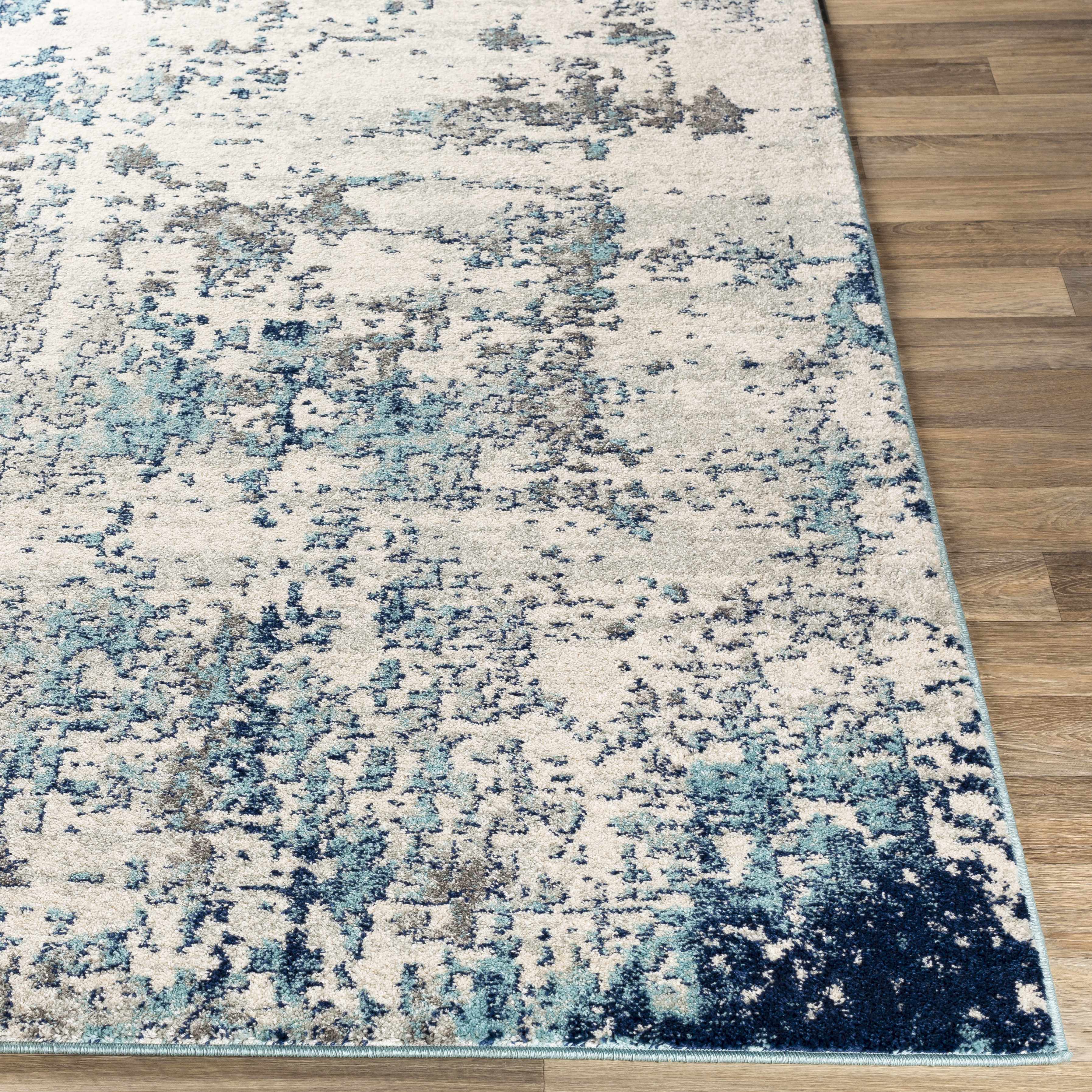 Beverly Abstract Blue Area Rug - Image 14