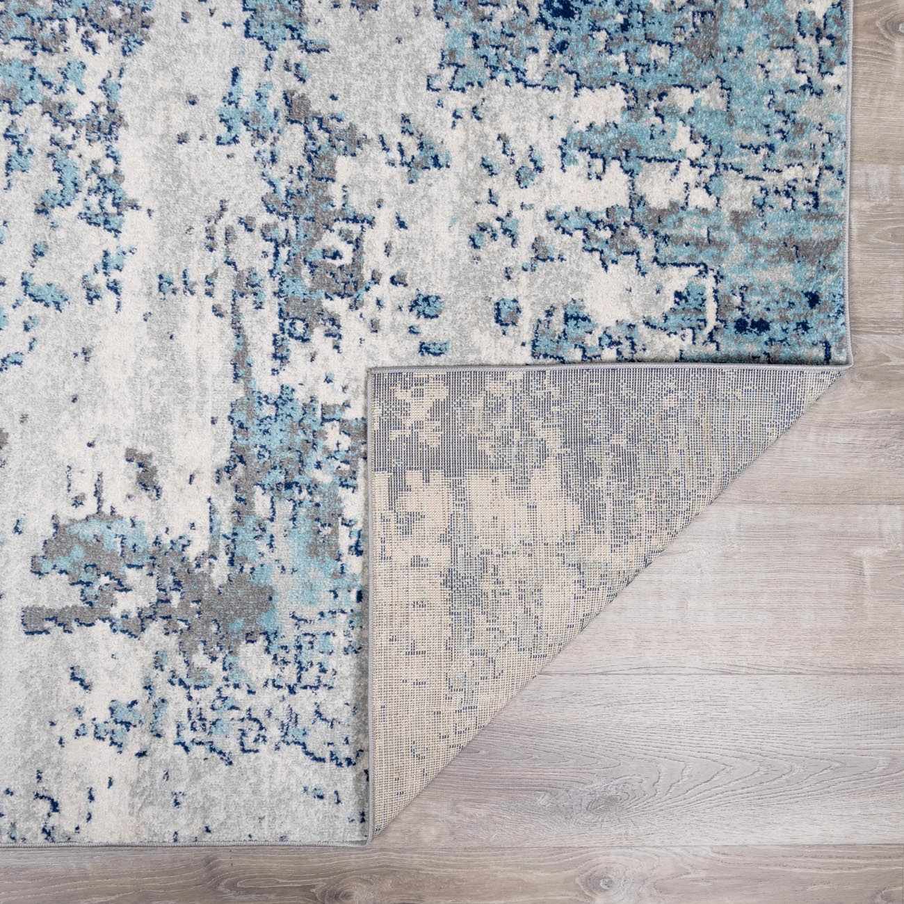 Beverly Abstract Blue Area Rug - Image 24