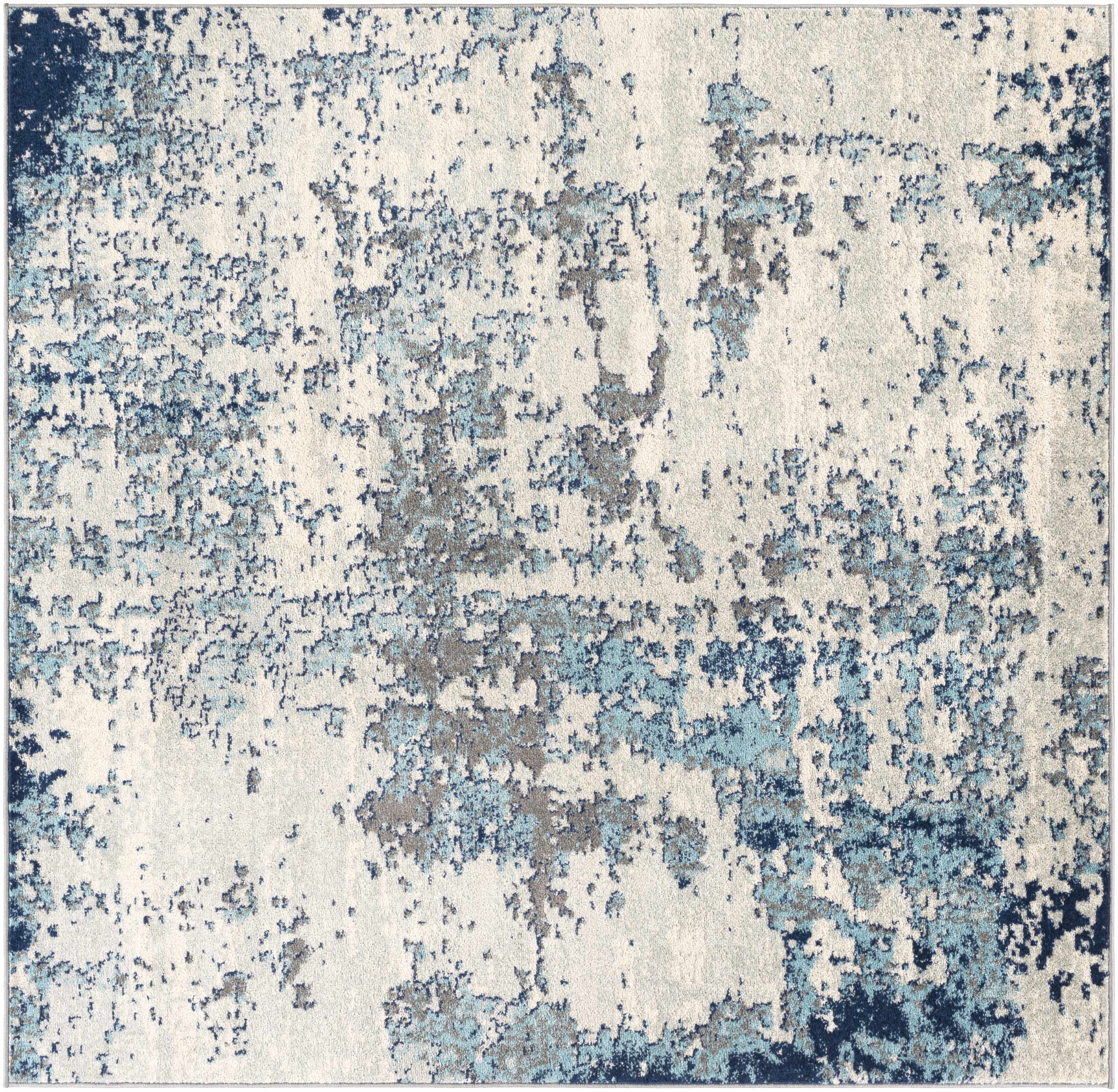 Beverly Abstract Blue Area Rug - Image 7