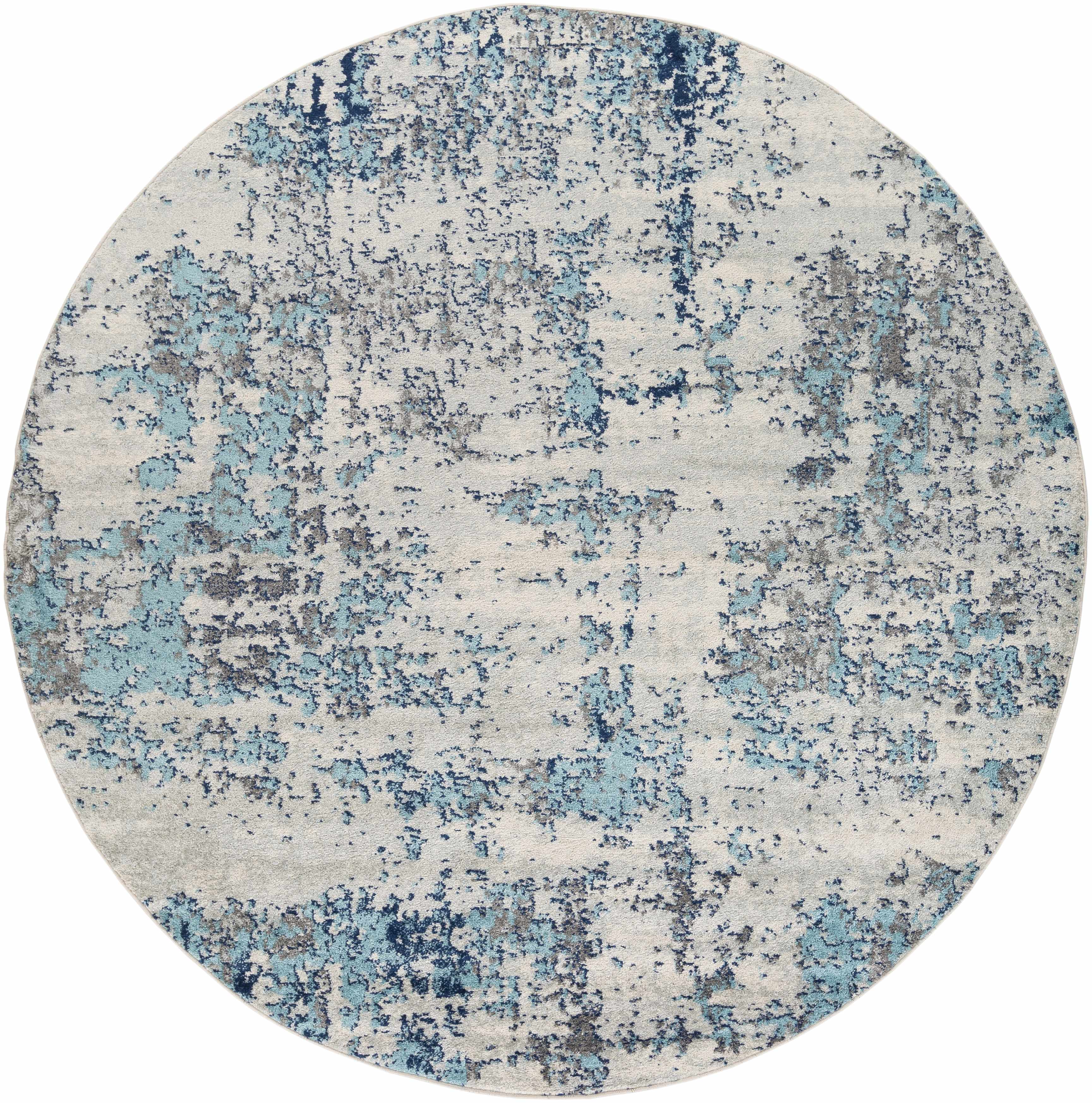 Beverly Abstract Blue Area Rug - Image 8