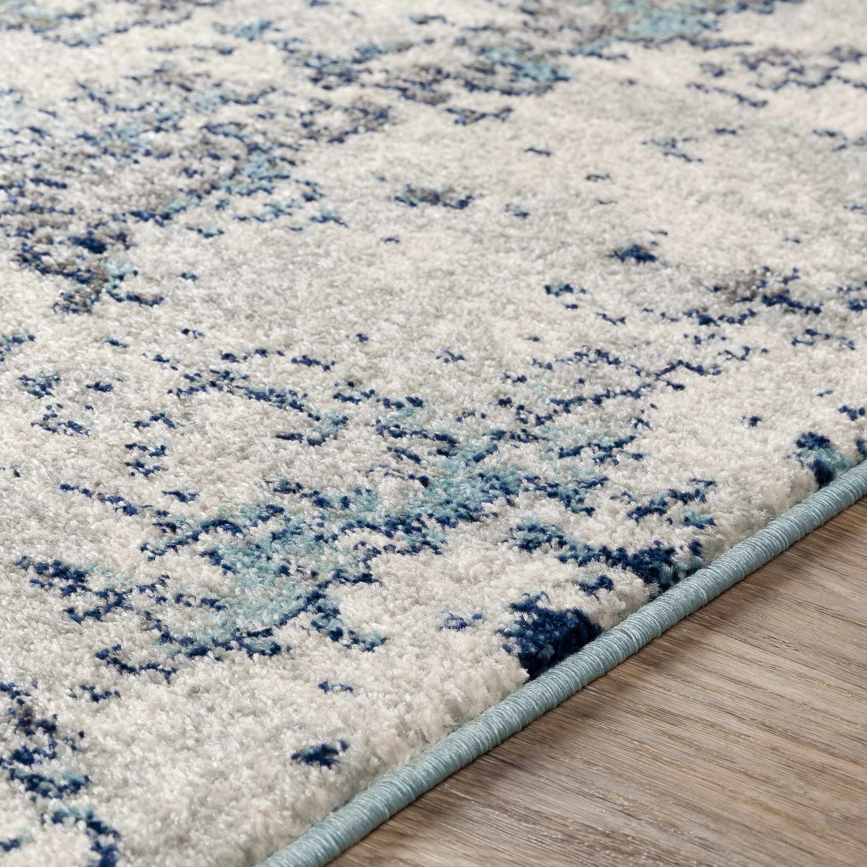 Beverly Abstract Blue Area Rug - Image 9