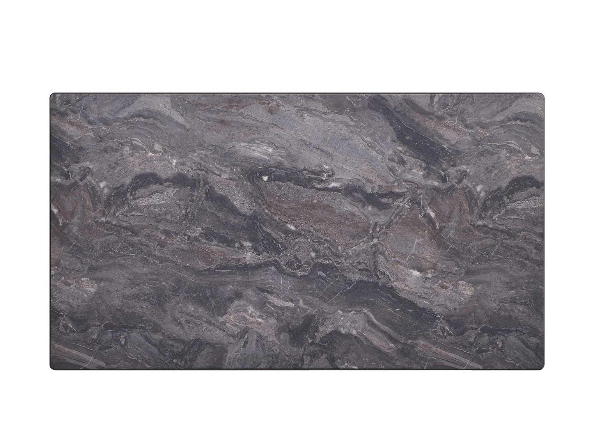 Bevis - Engineered Stone Top Dining Table - Walnut - Image 2