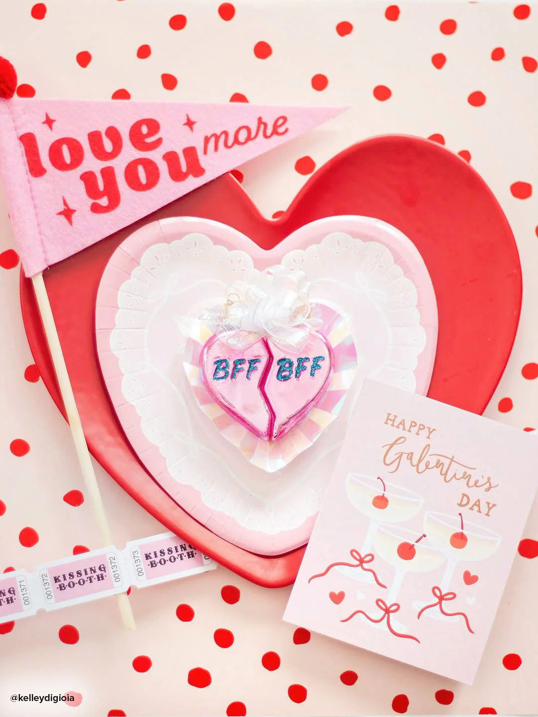 Bff Hearts Ornament - Image 3