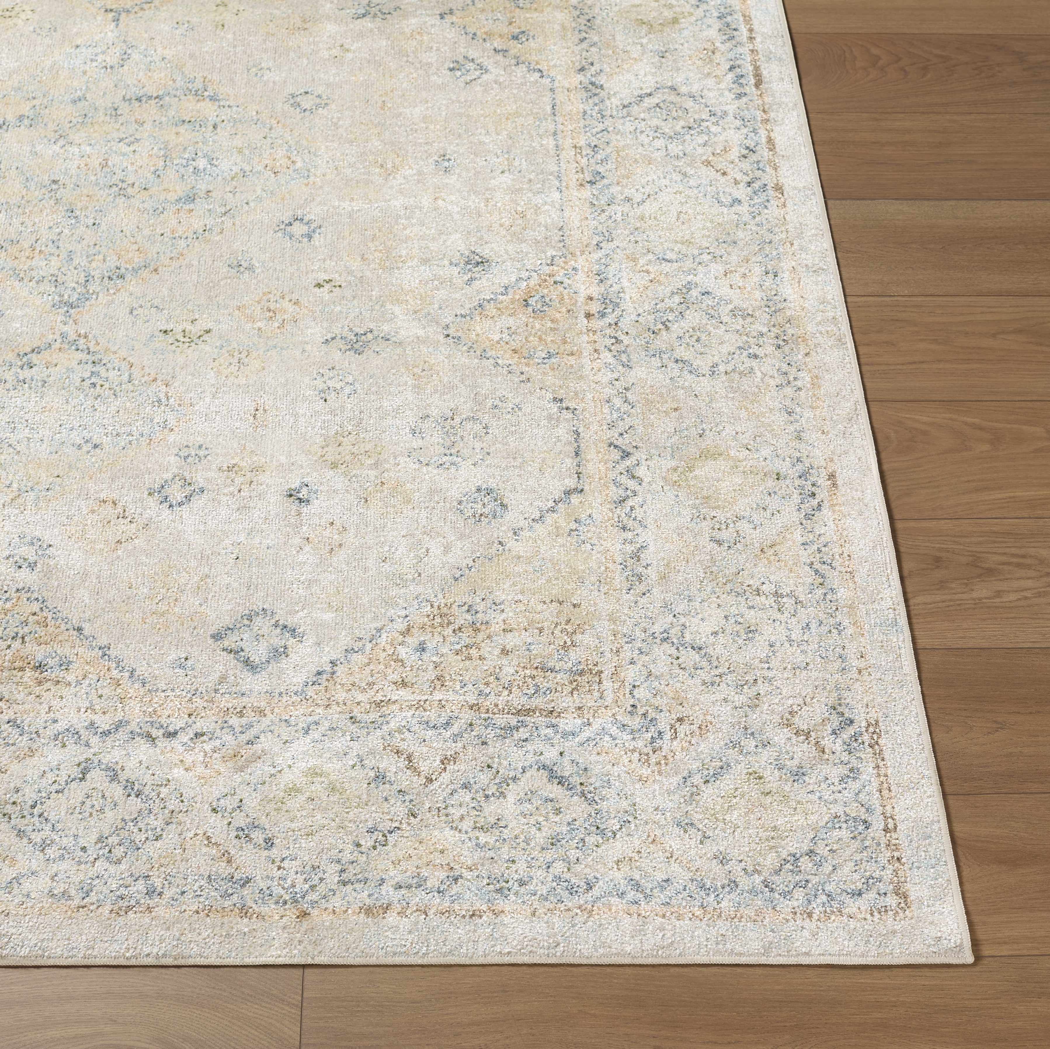 Bhavya Cream Washable Area Rug - Image 3